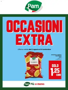 Anteprima del volantino PAM Occasioni Extra catalogo valido a partire dal 21.08.2025