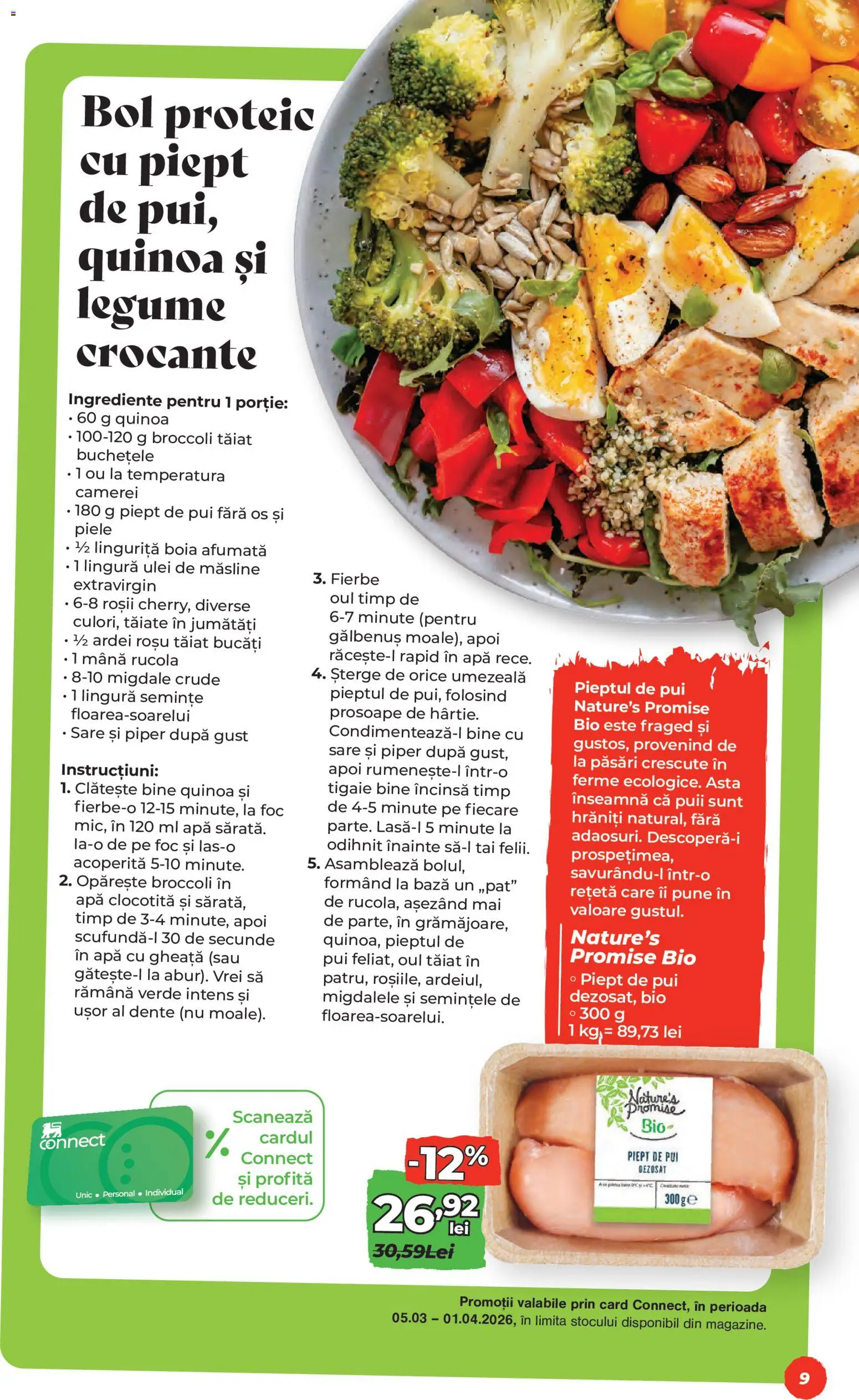 Noul catalog Mega Image – valabil de la 05.03.2026 | Pagină: 9 | Produse: Bol, Hacıyatmaz Kedi Oyuncağı, Semințe, Ulei