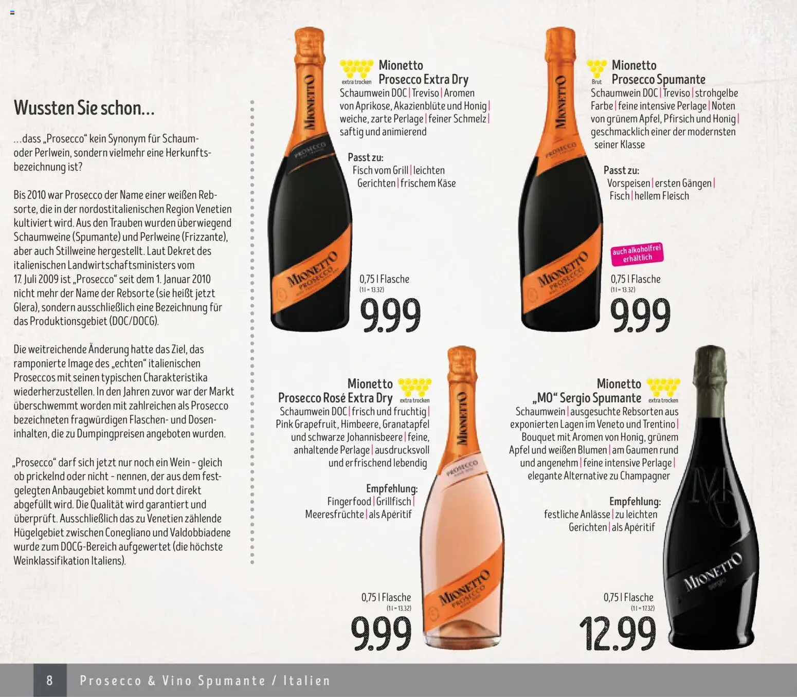 Edeka Struve Wein– und Spirituosen – gültig ab 14.11.2025 | Seite: 8 | Produkte: Trauben, Äpfel, Fisch, Wein