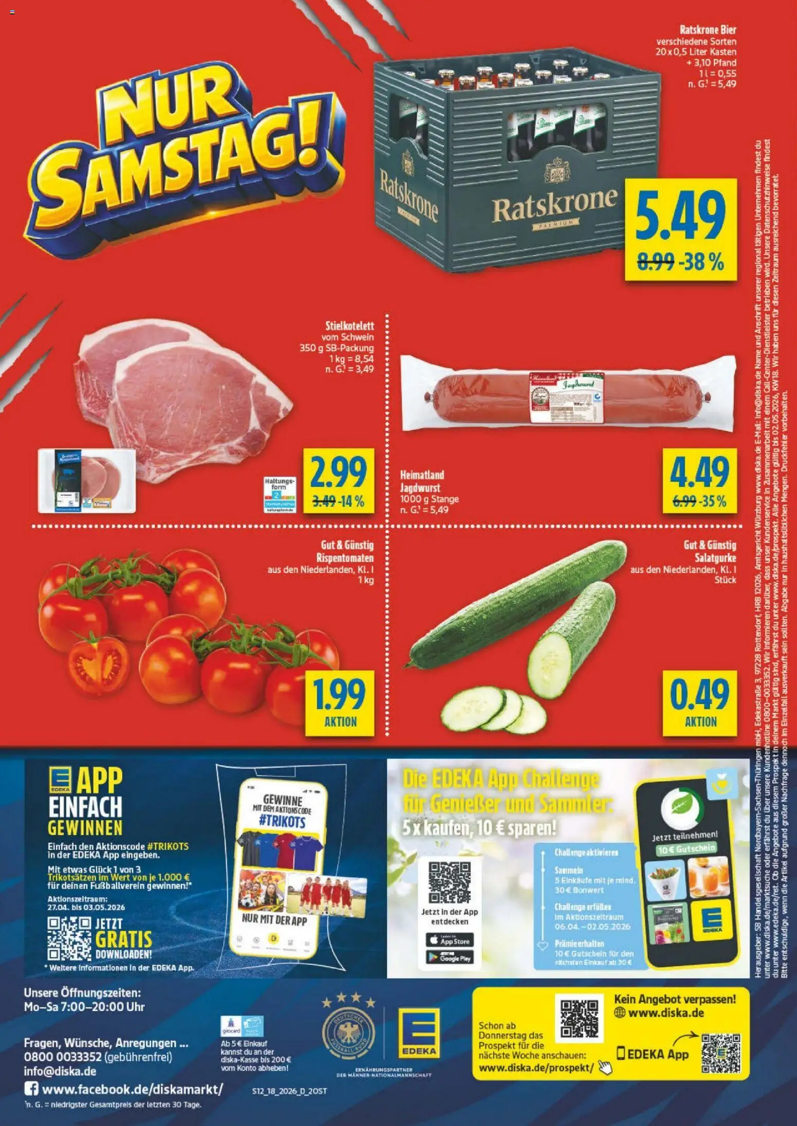 Diska - Diska Angebote Sachsen-Thüringen KW18 – gültig ab 27.04.2026 | Seite: 12 | Produkte: Bier, Uhr