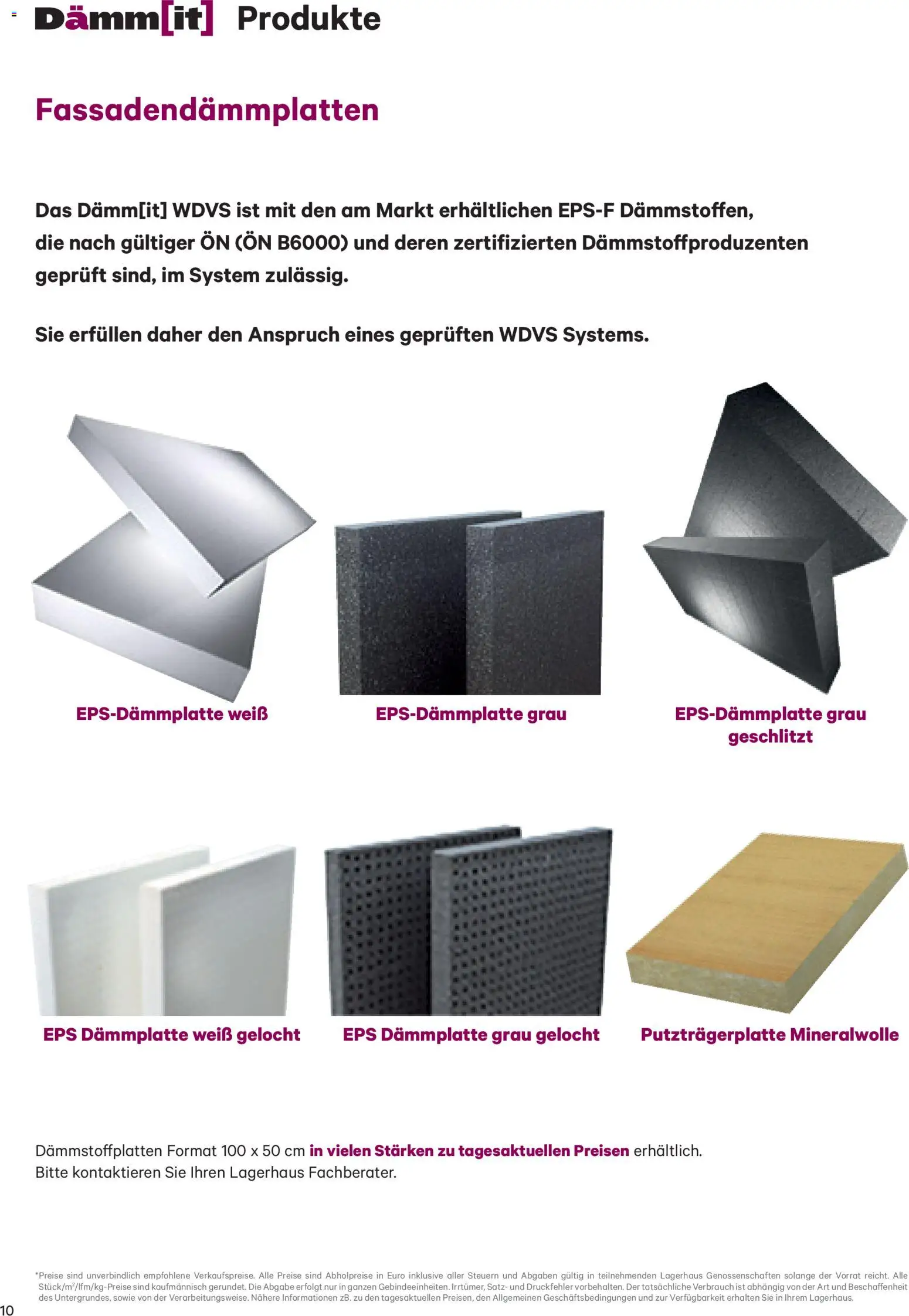 Lagerhaus Dämm[it] Folder gültig ab 02.01.2026 | Seite: 10