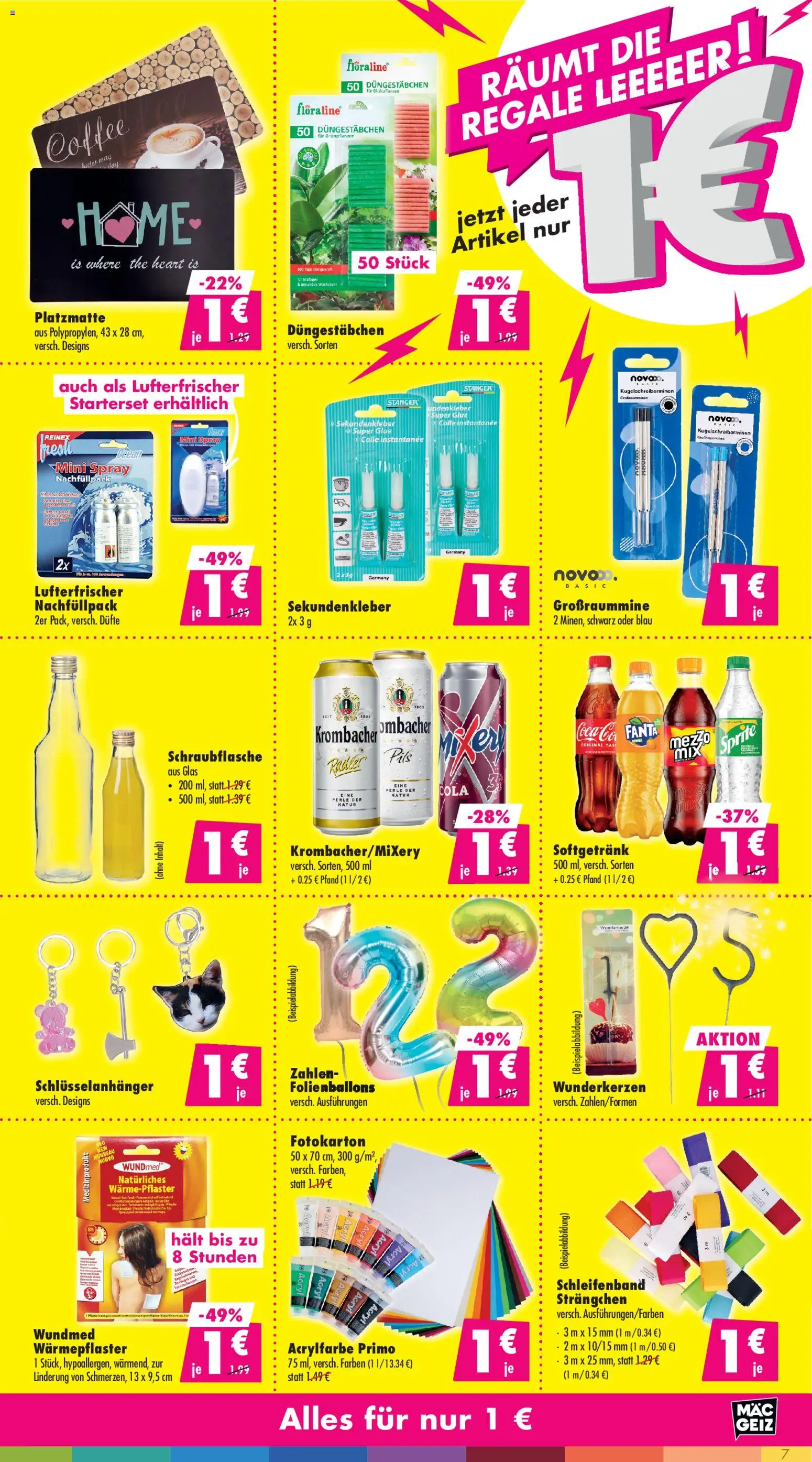 Mäc Geiz Prospekt 	 – gültig ab 16.03.2026 | Seite: 7 | Produkte: Sprite, Cola, Pils, Radler