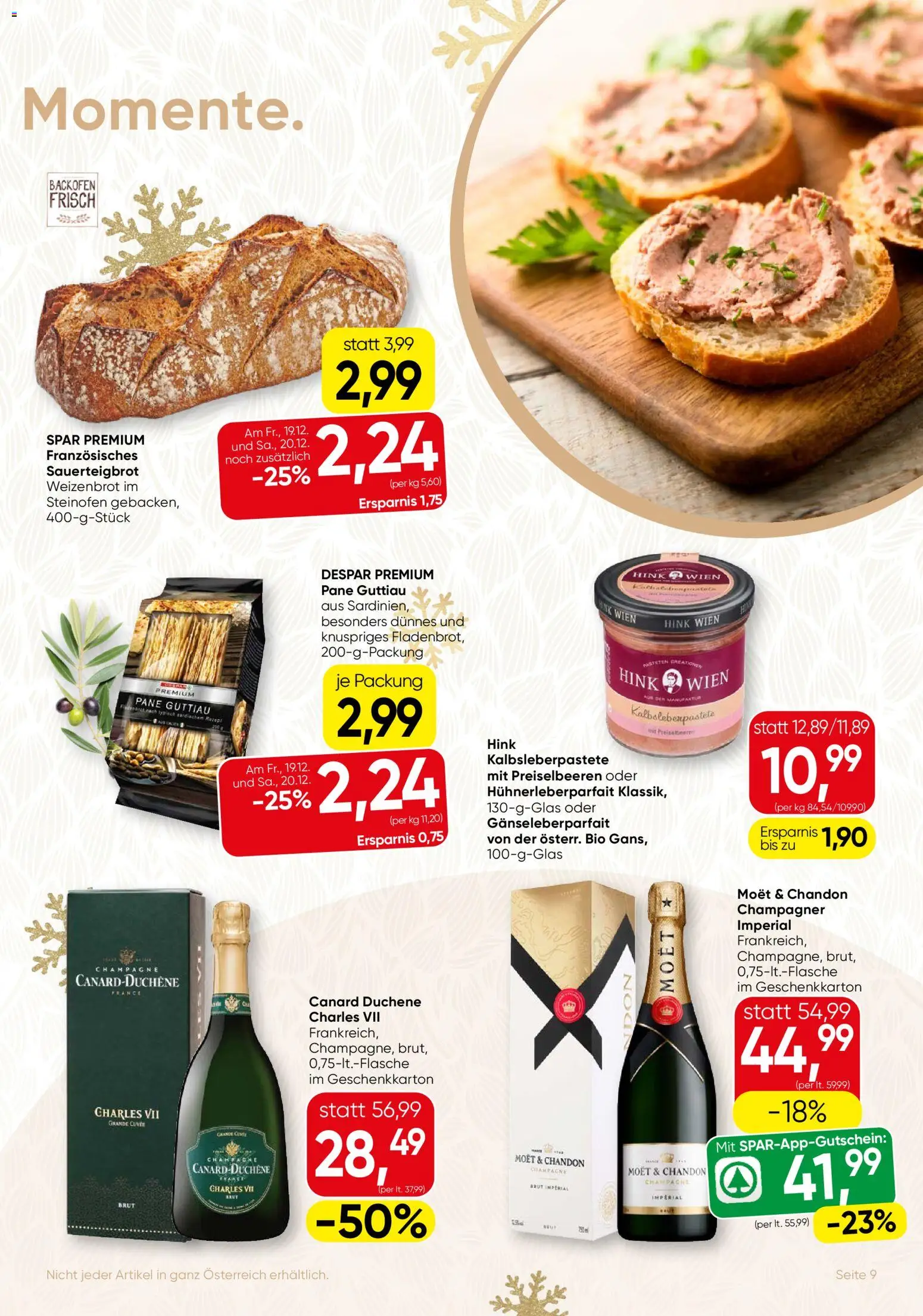 SPAR Gourmet Flugblatt gültig ab 18.12.2025 | Seite: 9