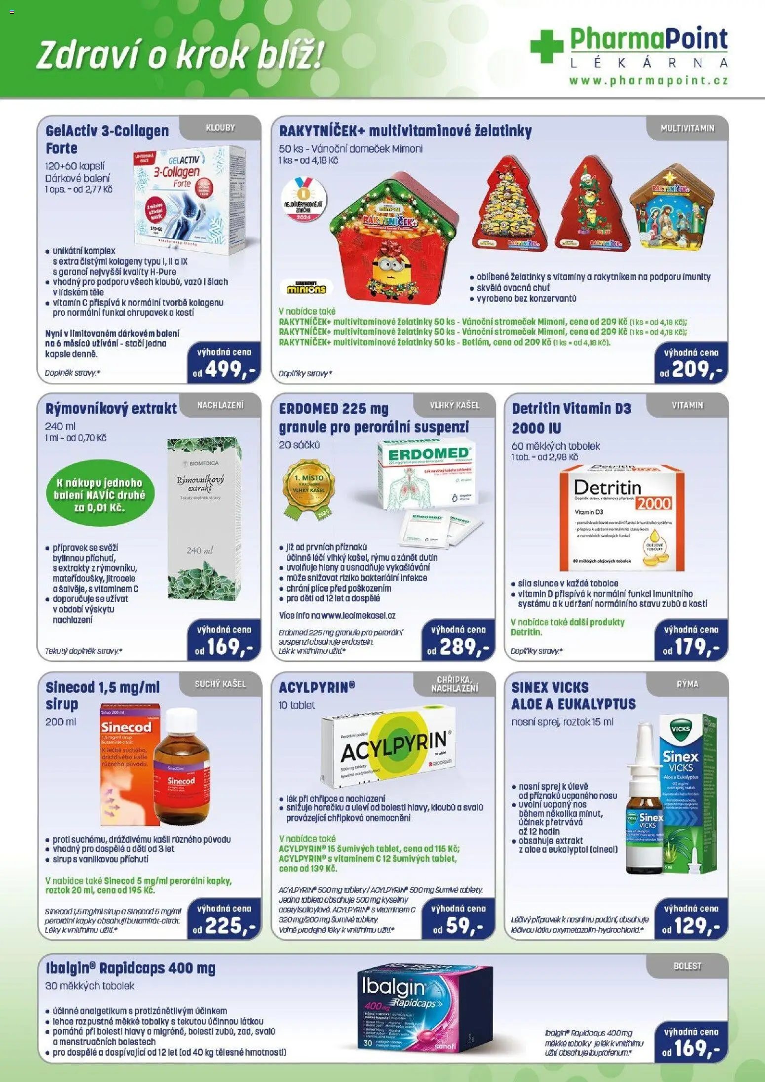 Pharmapoint leták od 01.11.2025 | Strana: 3 | Produkty: Vitamíny, Vitamin D, Sirup, Mimoni
