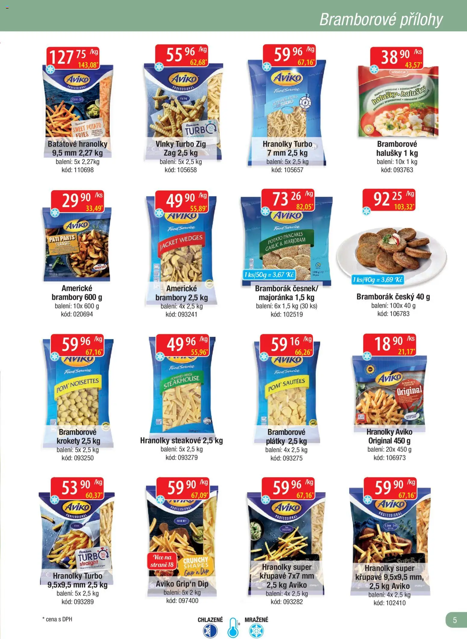 Astur & Qanto leták - Velkoobchod fresh 01/2026 od 01.01.2026 | Strana: 5 | Produkty: Krokety, Hranolky, Batátové hranolky, Brambory