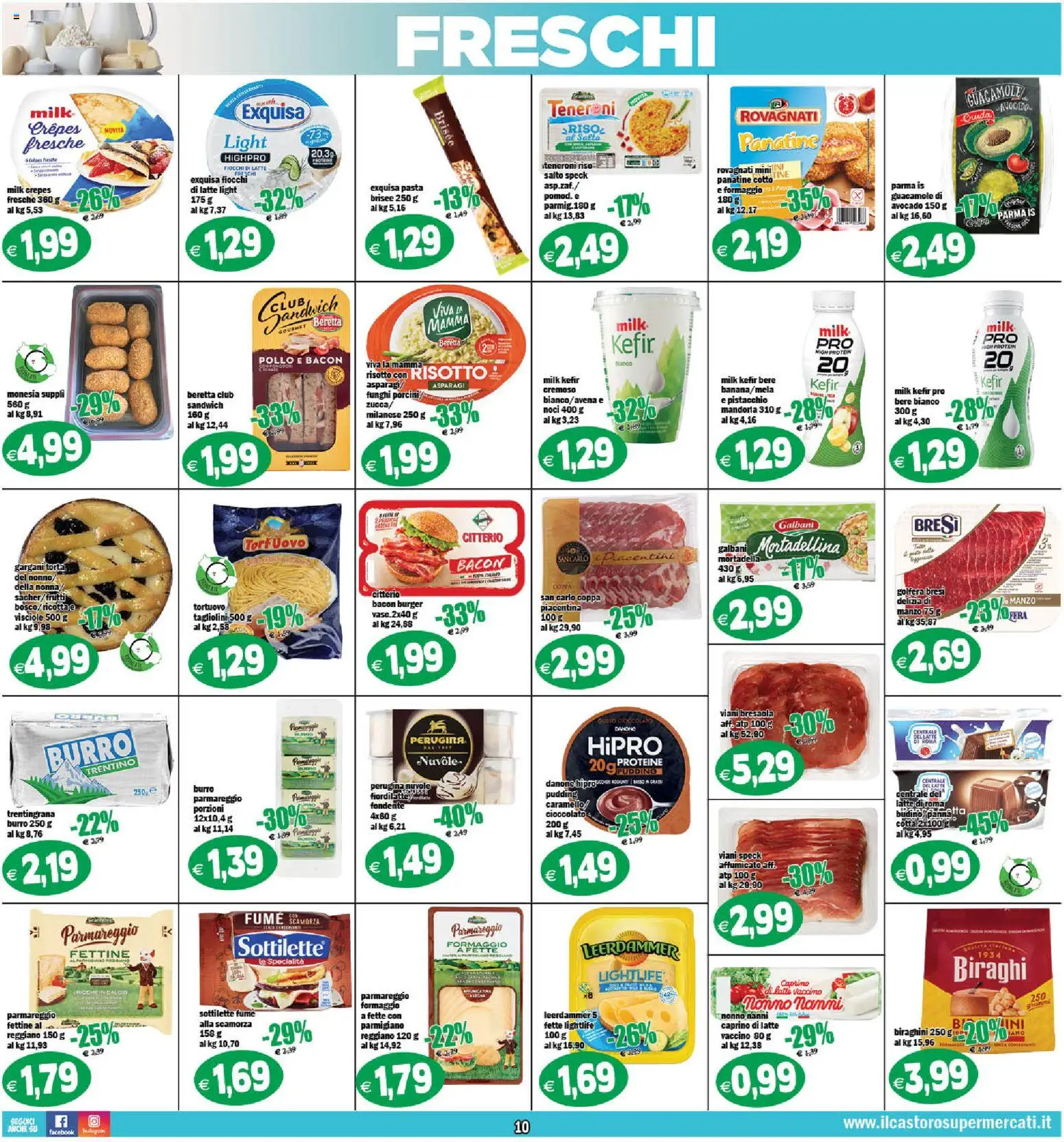 Volantino Il Castoro del 06.03.2026 | Pagina: 10 | Prodotti: Cioccolato, Latte, Asparagi, Budino