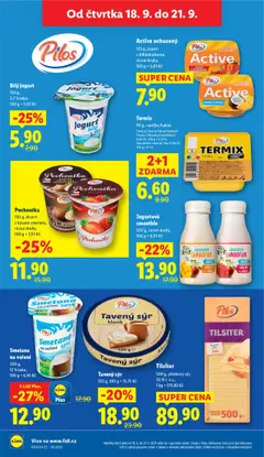 Smetana na vaření 12%, 200 g, 12 % tuku od 18.09.2025 | Strana: 18