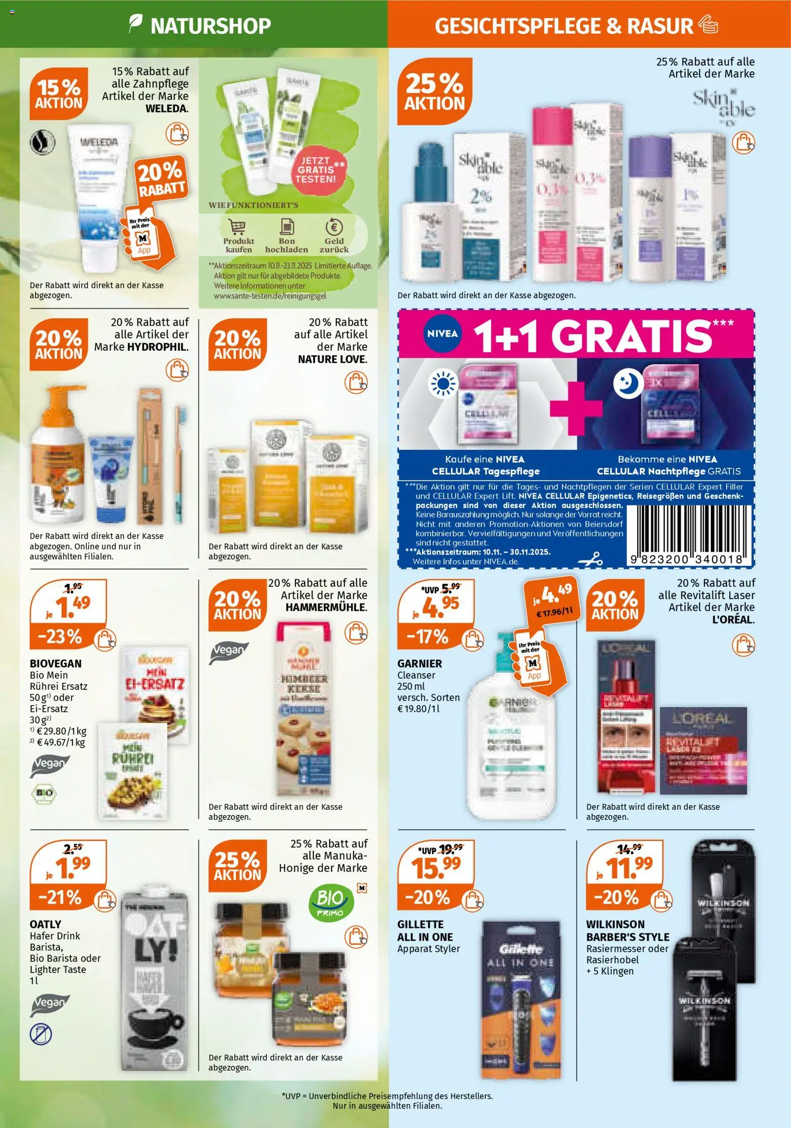 Müller Prospekt 	 – gültig ab 10.11.2025 | Seite: 3 | Produkte: Oatly, Kekse