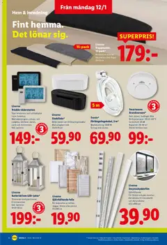 Lidl - erbjudanden - Förhandsvisning av reklamblad från butik Lidl aktuell från 12.01.2026 | Sida: 18 | Produkter: Batterier, Väderstation