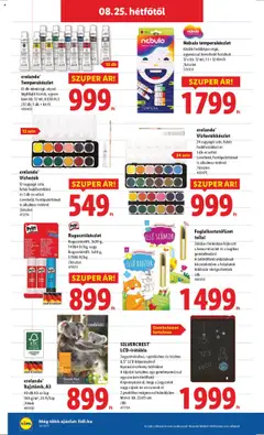 Lidl akciós ujság - amely érvényes a következő dátumtól: 21.08.2025 | Oldal: 54