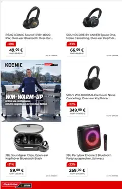 Media Markt Prospekt 	 ab 21.04.2026 gültig | Seite: 4 | Produkte: Sony, Kopfhörer