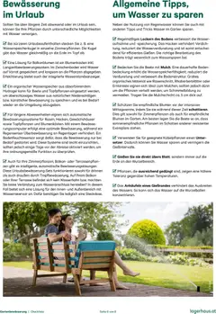 Lagerhaus - Checkliste Gartenbewässerung ab 13.11.2025 gültig | Seite: 6 | Produkte: Wasser