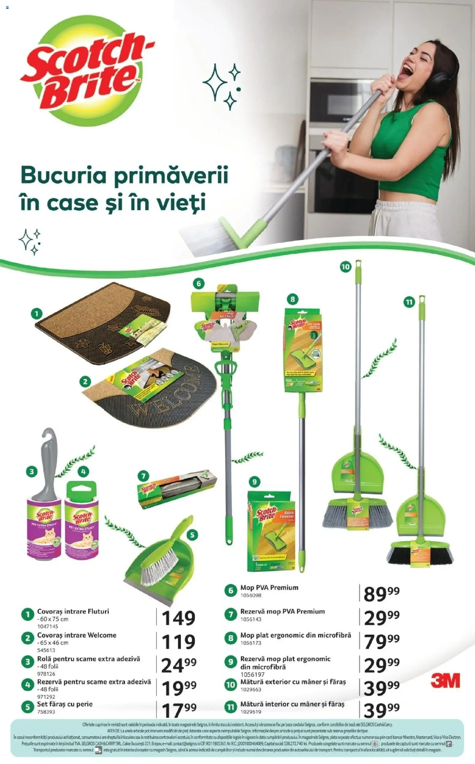Noul catalog Selgros – valabil de la 06.03.2026 | Pagină: 16 | Produse: Mop, Mătură, Mâner, Bisiklet Aparatları