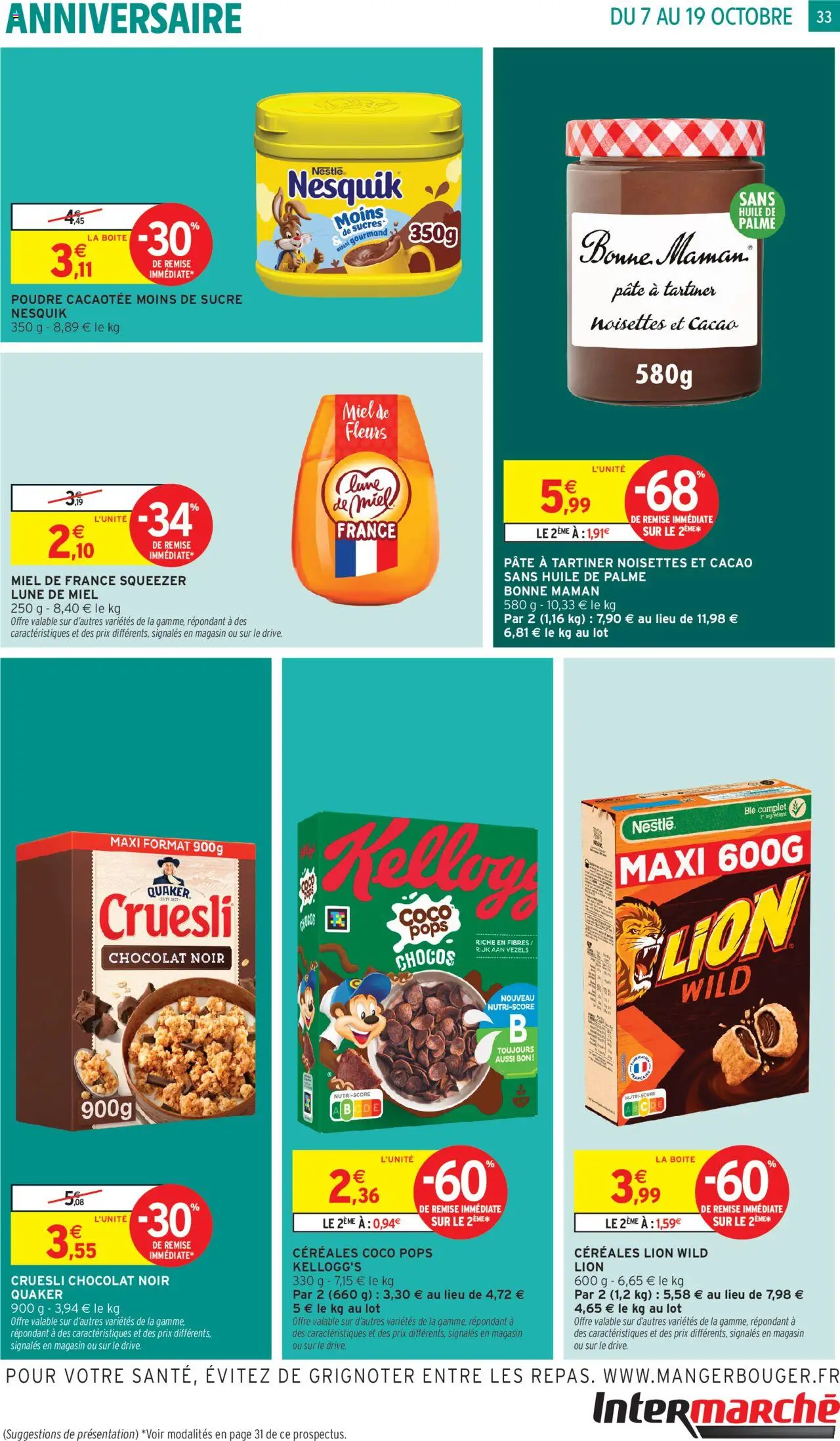 {H1} | Page: 33 | Produits: Noisettes, Poudre, Pâte à tartiner, Huile