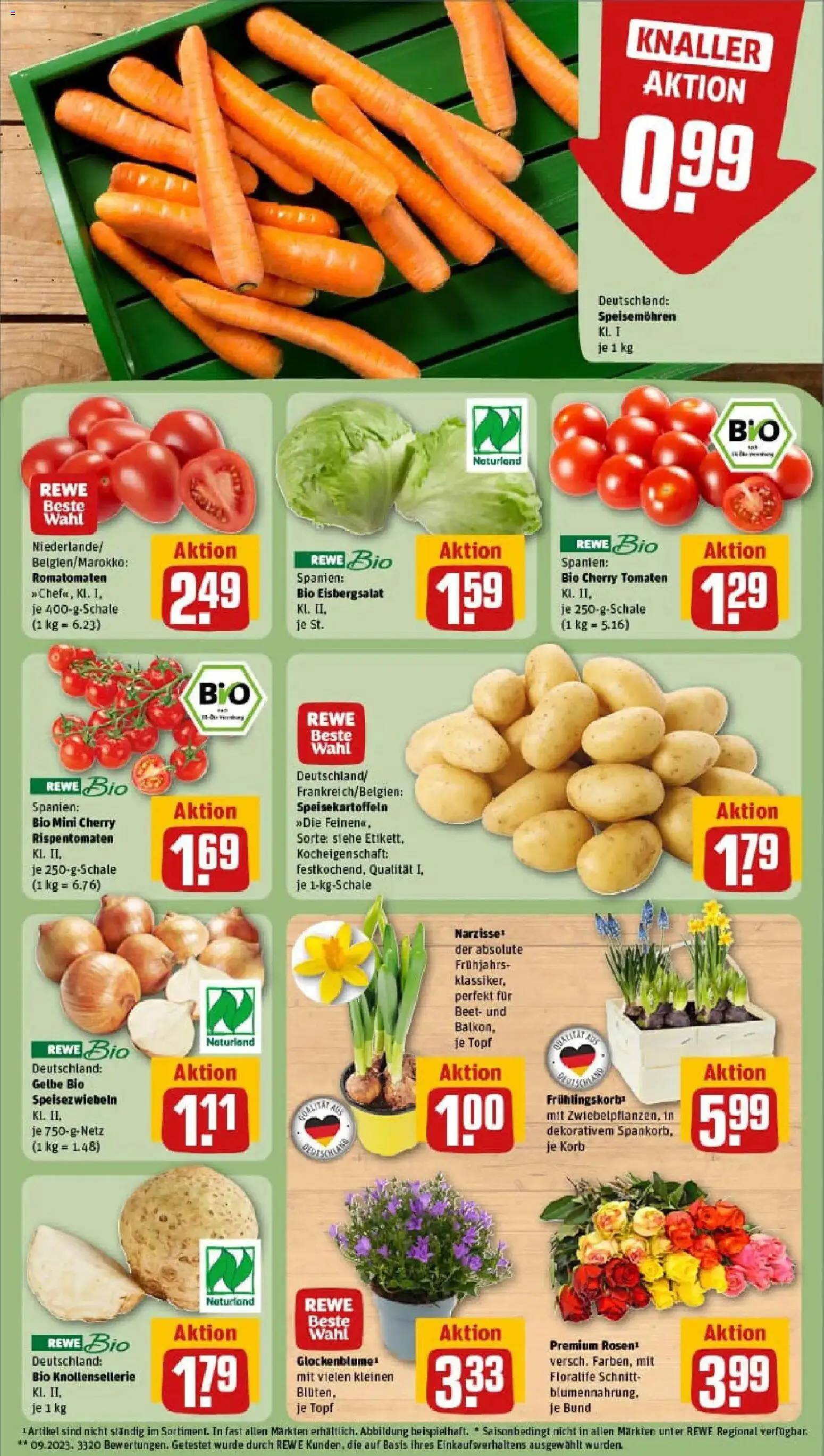 Rewe prospekt Nideggen	 – gültig ab 11.01.2026 | Seite: 7 | Produkte: Korb, Tomaten, Eisbergsalat