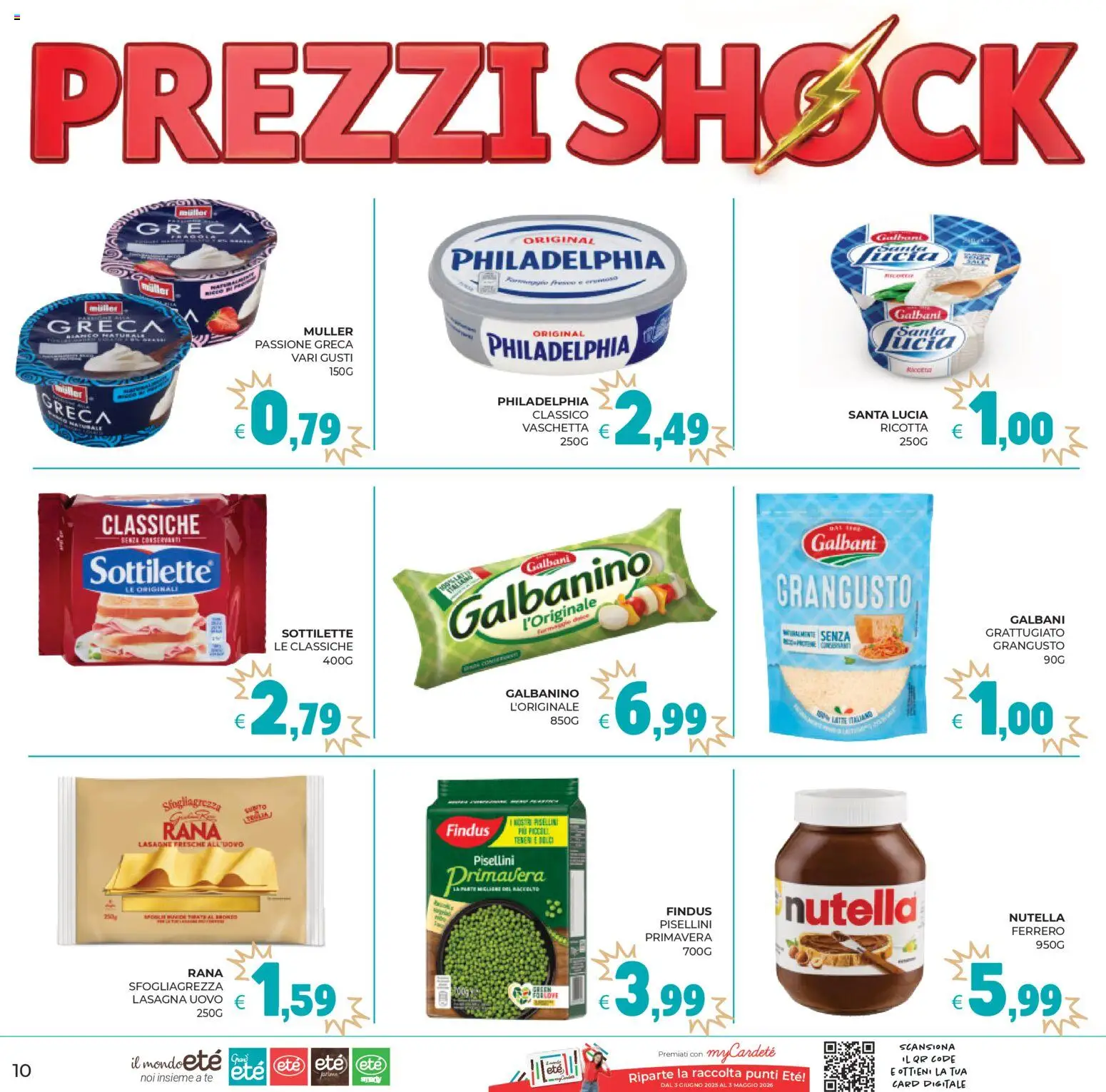 Volantino Eté del 24.03.2026 | Pagina: 10 | Prodotti: Tè, Formaggio, Lasagna, Nutella