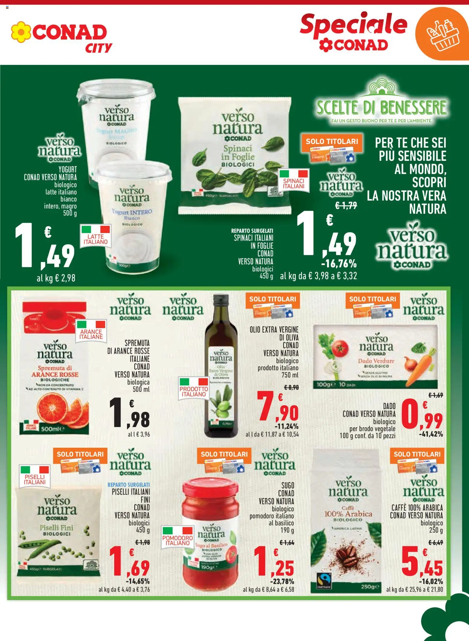 Volantino Conad del 07.01.2026 | Pagina: 13 | Prodotti: Tè, Pomodoro, Olive, Sugo