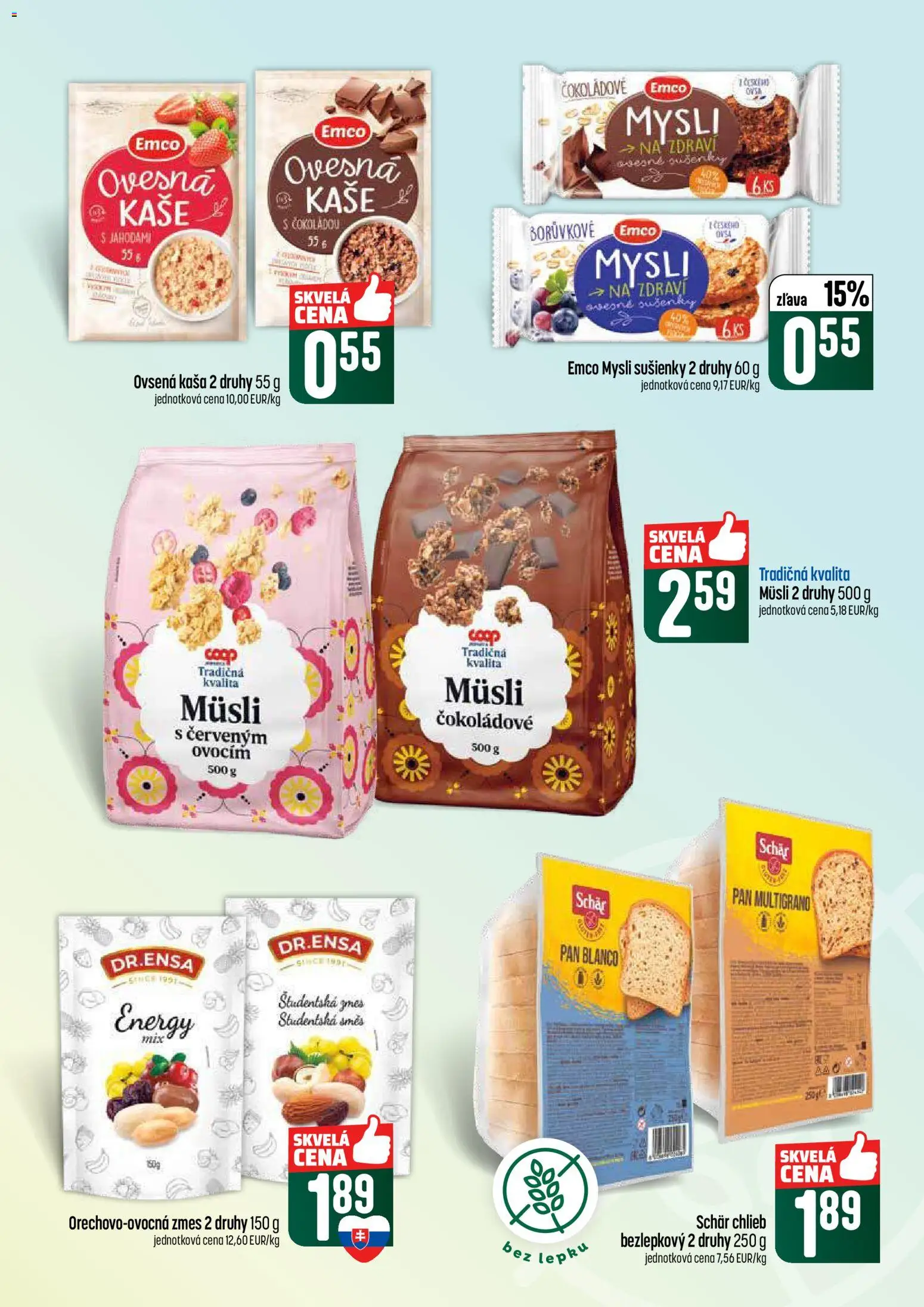 Nové COOP Jednota akcie – leták je platný od 26.02.2026 | Strana: 33 | Produkty: Chlieb