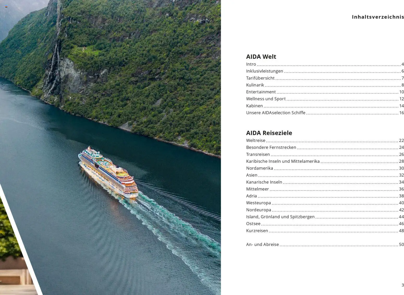 Aida AIDAselection – gültig ab 01.04.2026 | Seite: 3