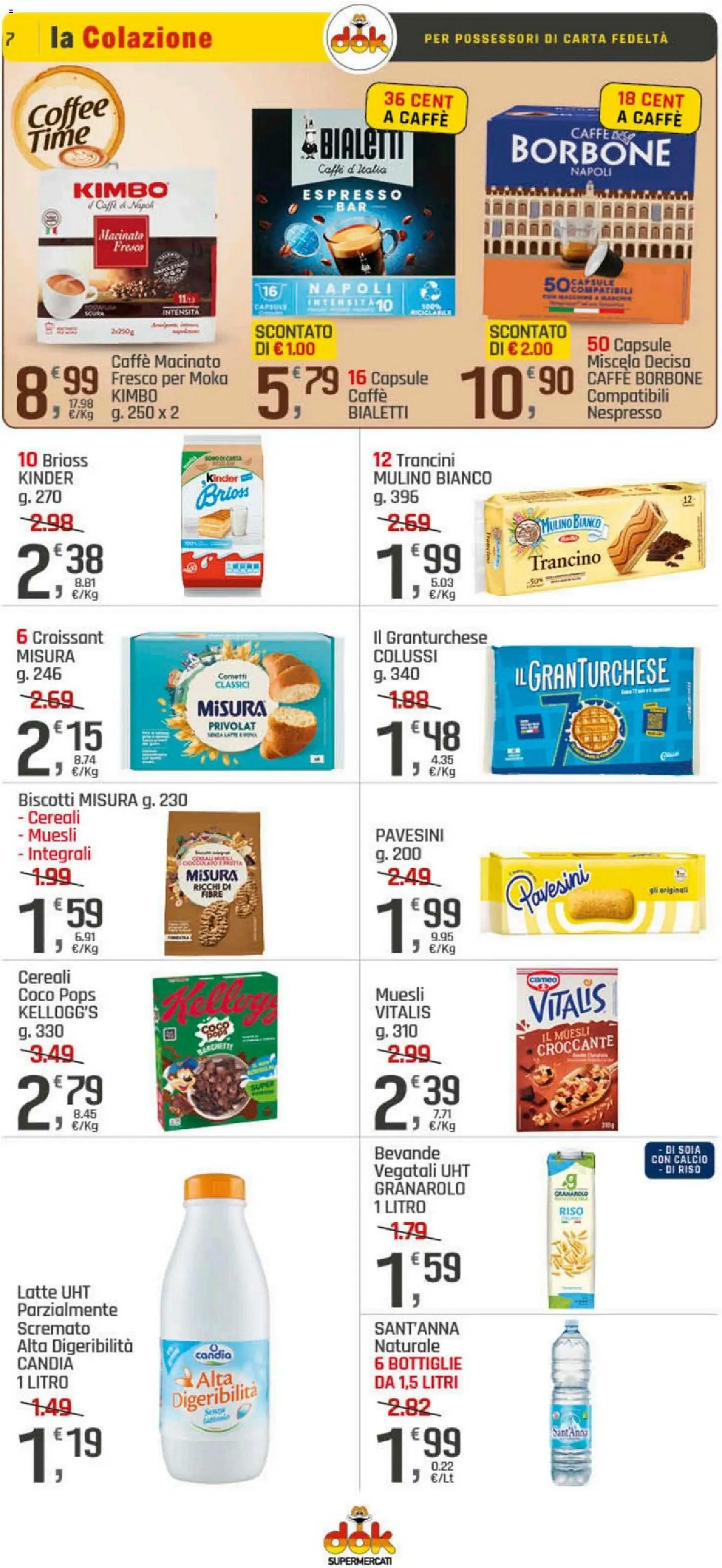 Volantino DOK del 20.11.2025 | Pagina: 7 | Prodotti: Muesli, Riso, Biscotti, Latte