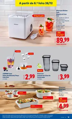 Pré-visualização Lidl Novidades válido de 22.12.2025 | Página: 15 | Produtos: Agua, Forno