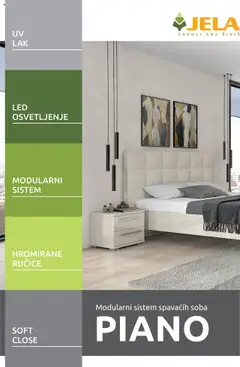 Jela modularni sistem spavaćih soba - pregled Jela kataloga - važi od 11.04.2024