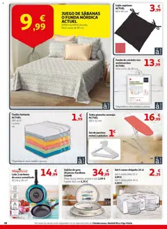 Alcampo - HG Nacional Unificado Madrid  │ válido desde el 30.07.2025 | Página: 28 | Productos: Juego de sábanas, Funda, Βρεφικό κρεβάτι, Cama