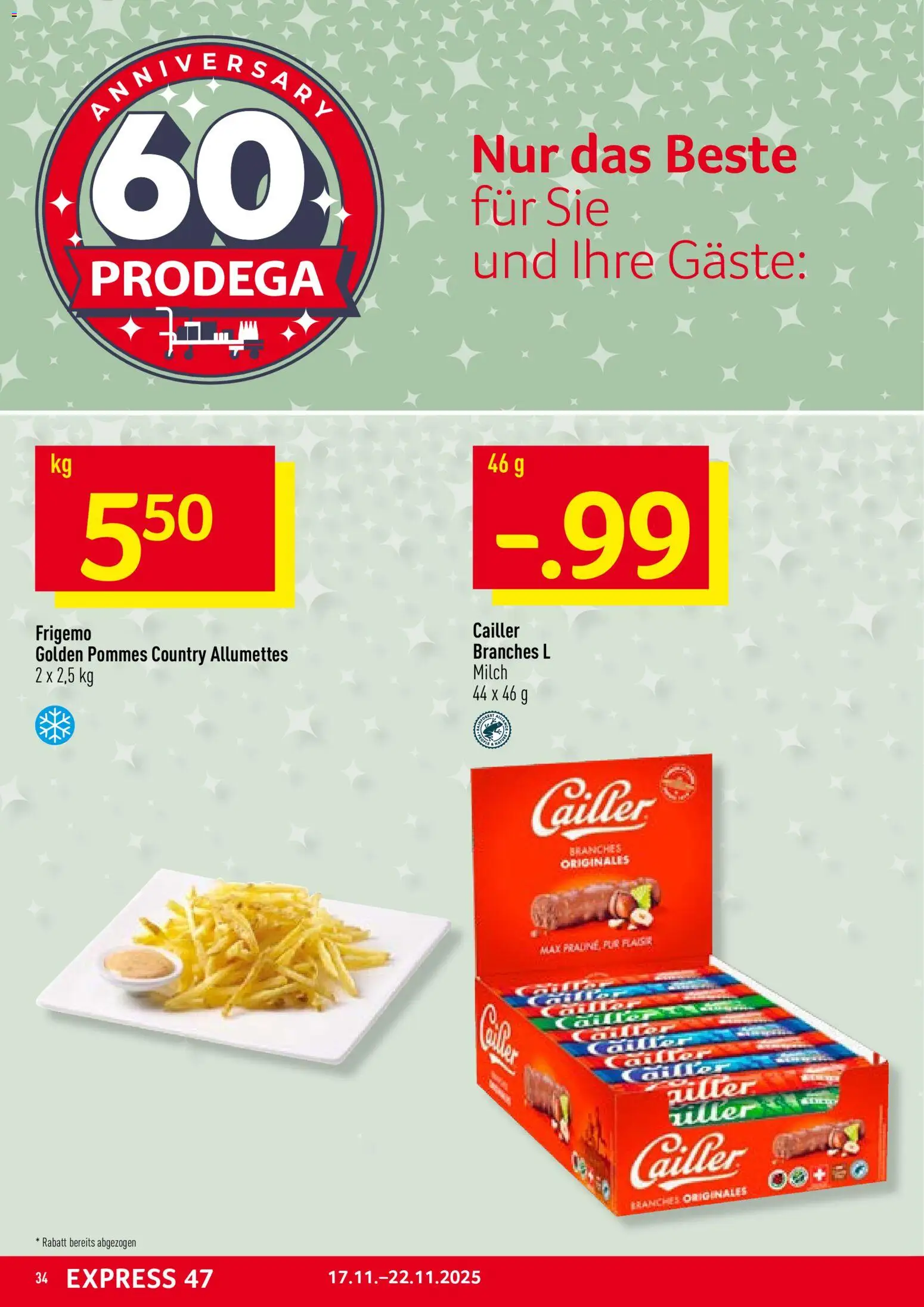 Prodega Aktionen – gültig ab 17.11.2025 | Seite: 34 | Produkte: Milch