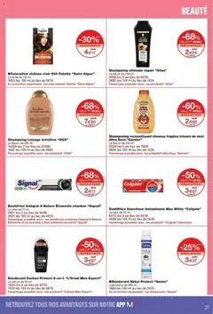  | Page: 37 | Produits: Coloration, Lissage brésilien, Shampooing, Dentifrice
