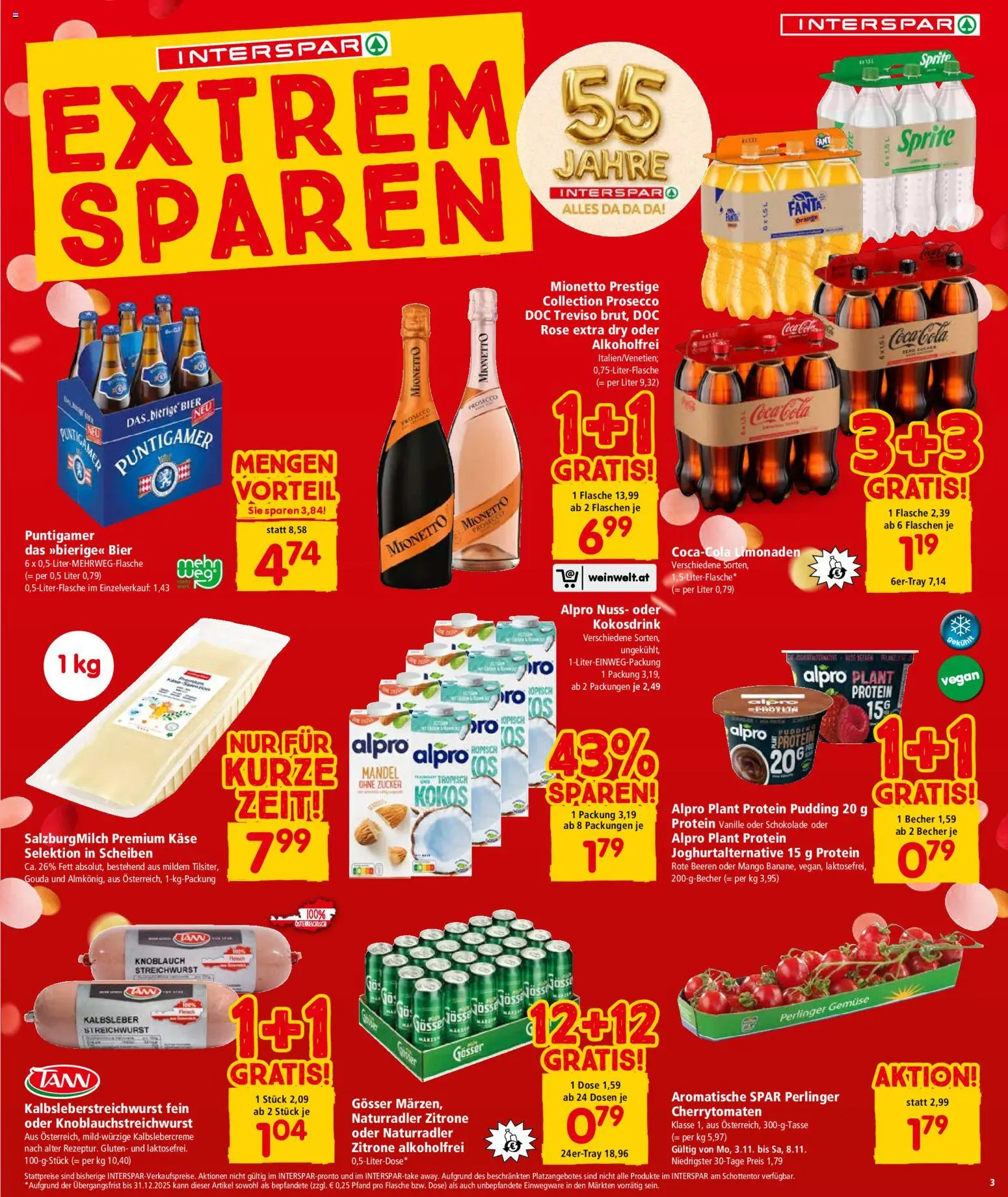 Interspar Flugblatt - Wien gültig ab 06.11.2025 | Seite: 4 | Produkte: Gemüse, Zitrone, Mango, Schokolade
