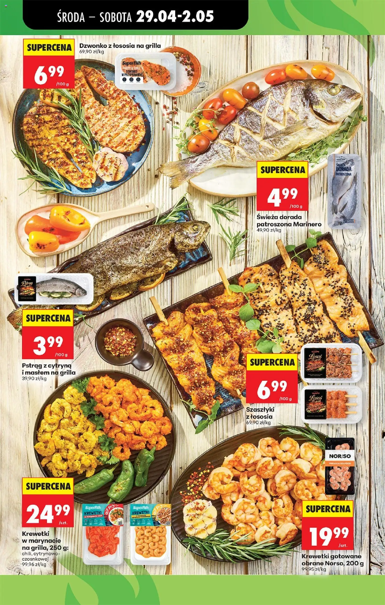 Biedronka Polsko leták - Codziennie niskie ceny od 29.04.2026 | Strana: 15 | Produkty: Losos