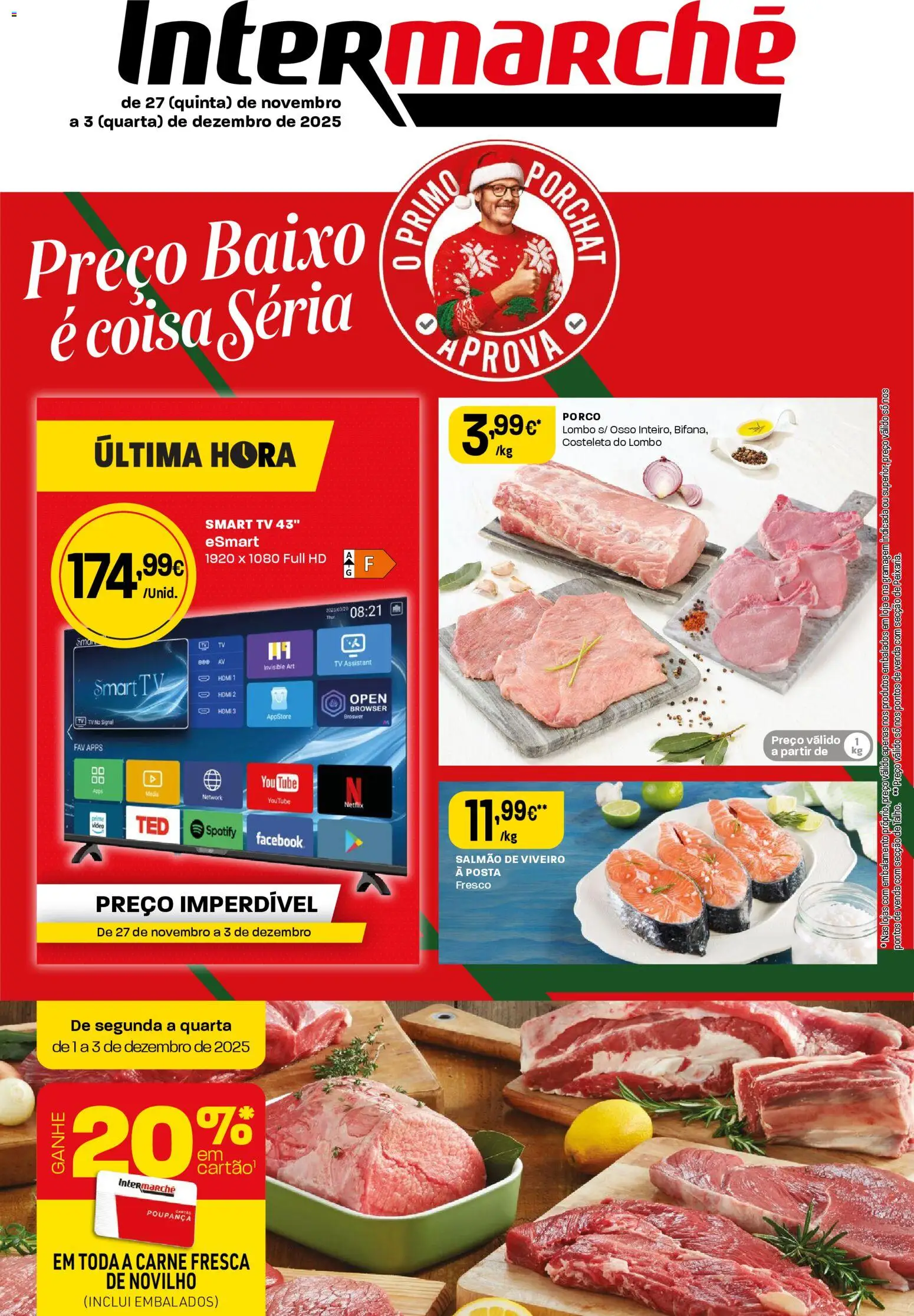 Intermarché Black Friday │ válido de 27.11.2025 | Página: 1 | Produtos: Salmão, Lombo, Carne