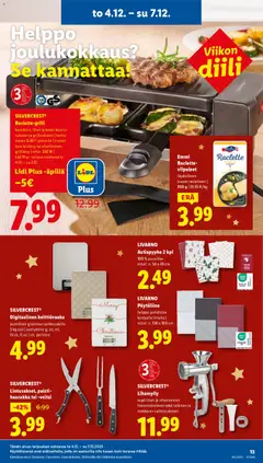 Lidl-mainoslehti voimassa 04.12.2025 alkaen | Sivu: 15 | Tuotteet: Keittiövaaka, Veitsi, Juusto, Haarukka