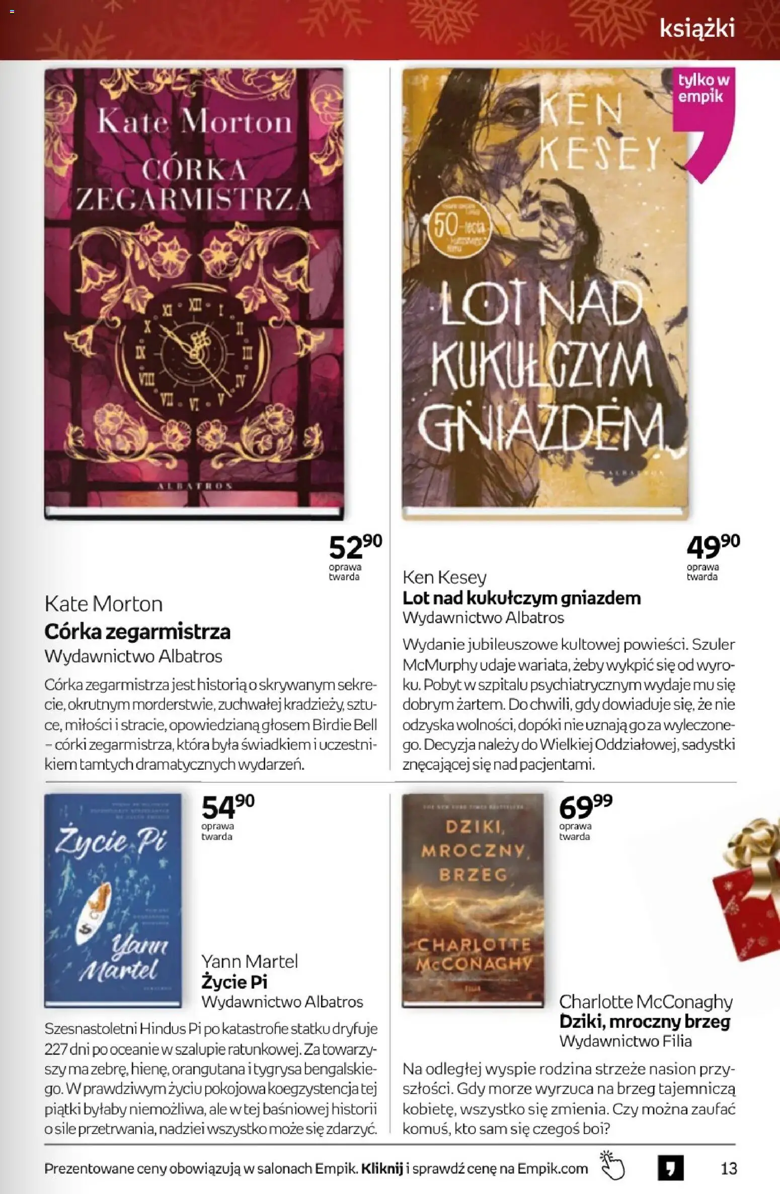 Empik promocje - Tom kultury Książki od 12.11.2025 | Strona: 13 | Produkty: Bell, Książki