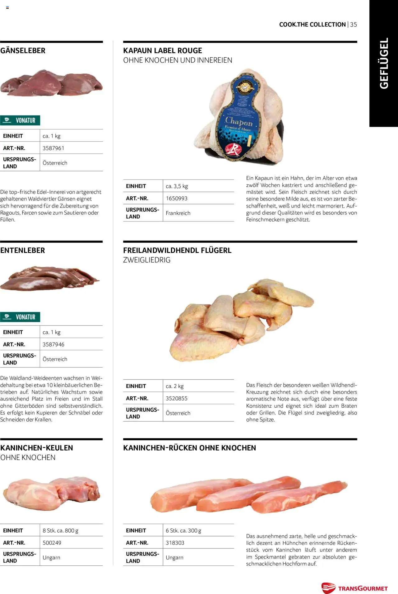 Transgourmet Cook Look-Book gültig ab 01.09.2023 | Seite: 35 | Produkte: Rouge