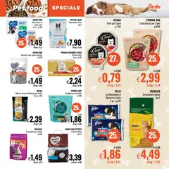 Anteprima del volantino Famila volantino valido a partire dal 16.03.2026 | Pagina: 23 | Prodotti: Paté, Verdure, Crocchette cane, Crocchette gatto