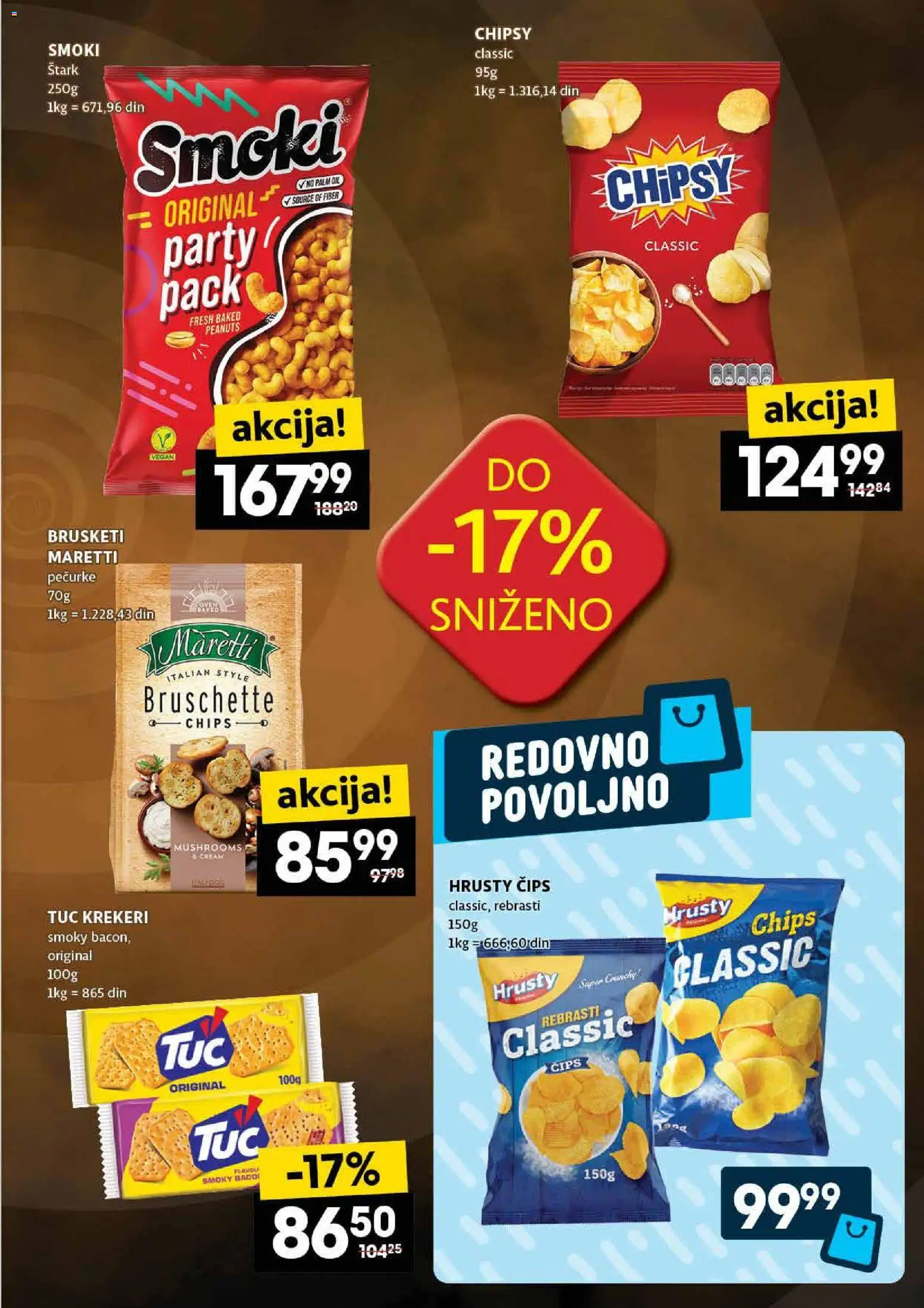 Roda katalog - važi od 23.10.2025 | Strana: 19 | Proizvode: Čips, Smoki, Brusketi, Tuc