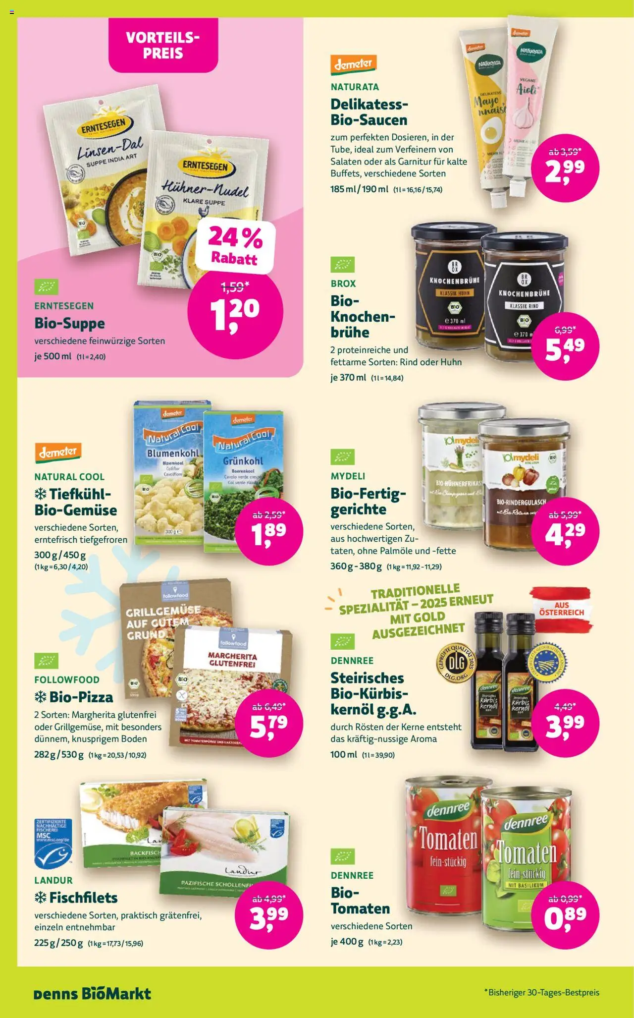 Denns BioMarkt Angebote gültig ab 22.10.2025 | Seite: 6 | Produkte: Kürbis, Blumenkohl, Tomaten