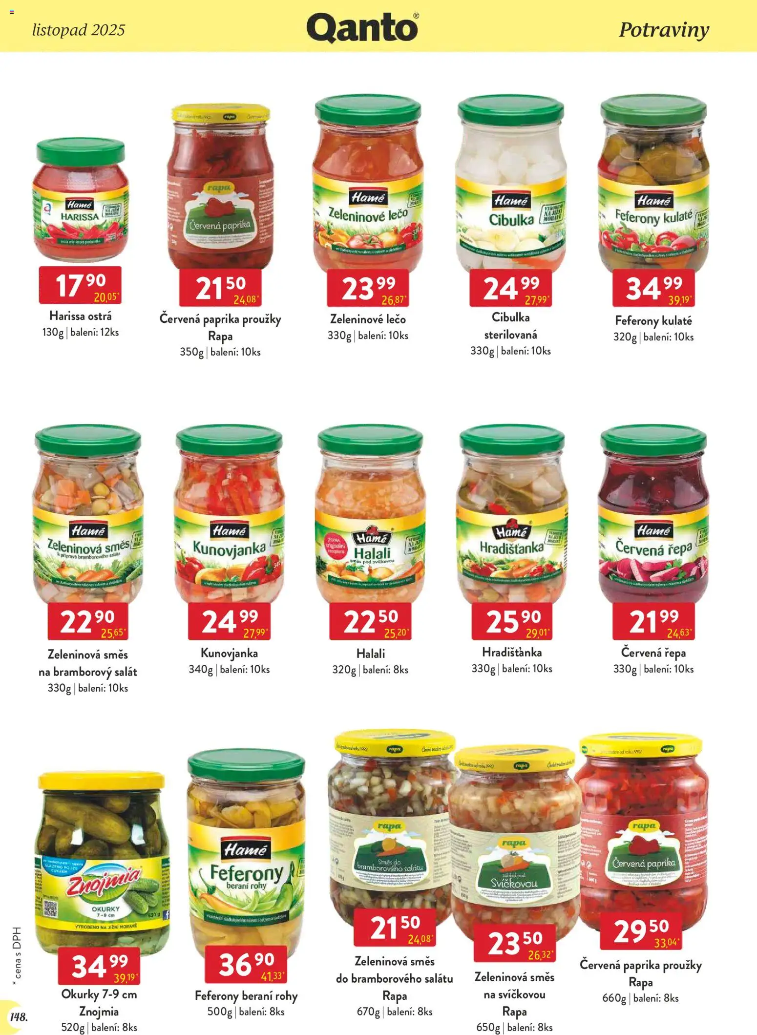 Astur & Qanto - Leták - Velkoobchod 11/2025 od 01.11.2025 | Strana: 148 | Produkty: Bramborový salát, Salát, Červená řepa, Paprika