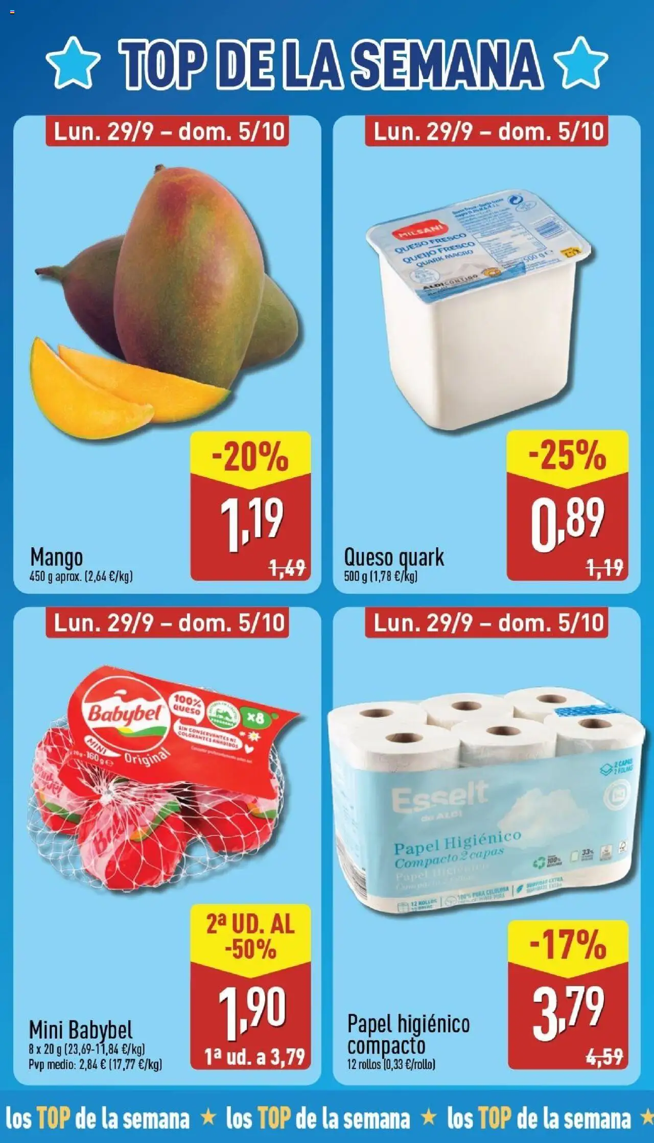 Aldi folleto Baleares │ válido desde el 29.09.2025 | Página: 2 | Productos: Queso, Queso fresco, Papel higienico, Ρούτερ