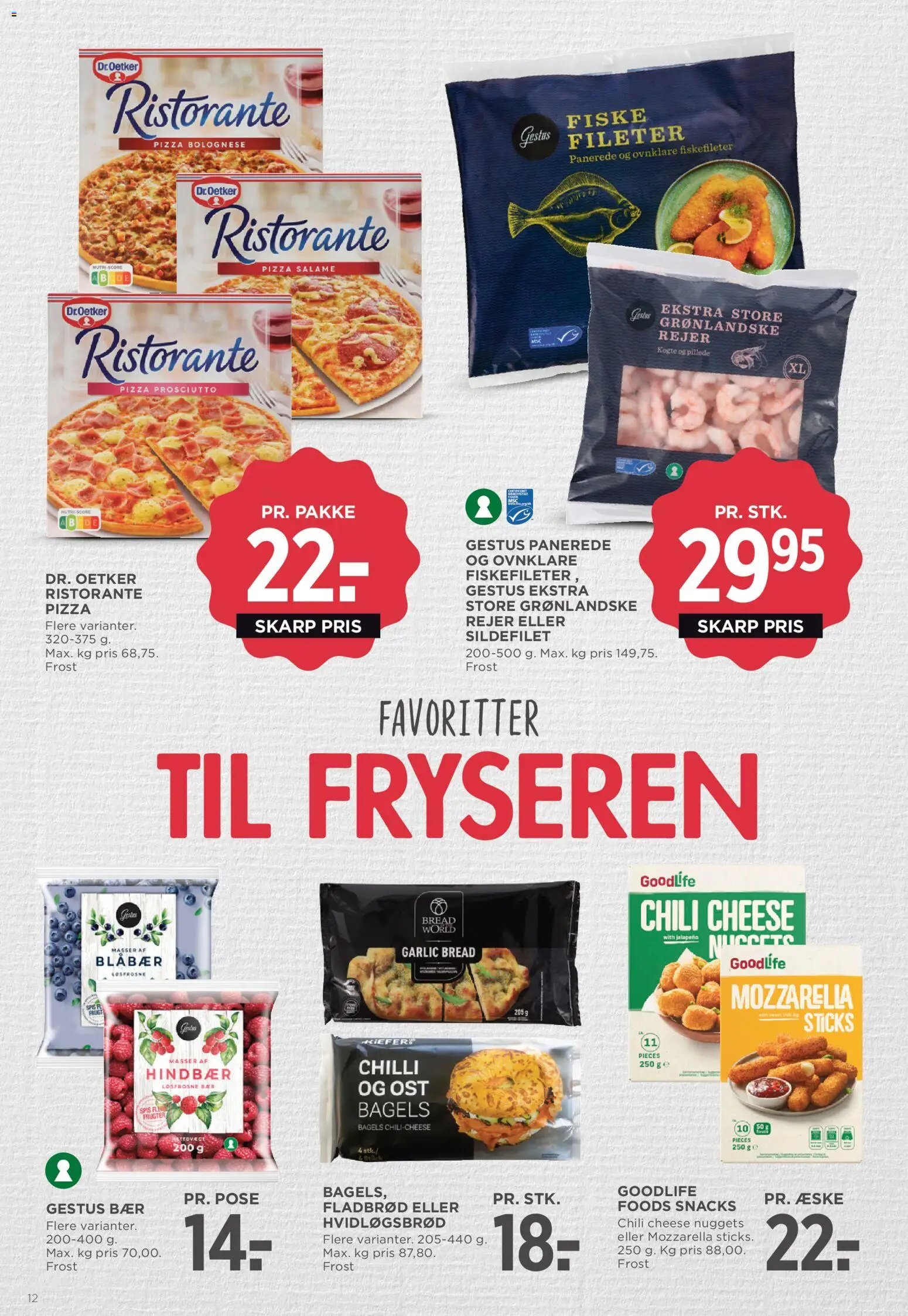 Meny tilbudsavis – gyldig fra 17.04.2026 | Side: 15 | Produkter: Nuggets, Hindbær, Mozzarella, Rejer