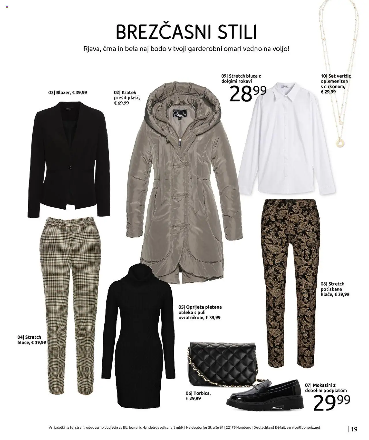 Bonprix katalog │ velja od 01.09.2025 | Stran: 19 | Izdelki: Bluza, Obleka