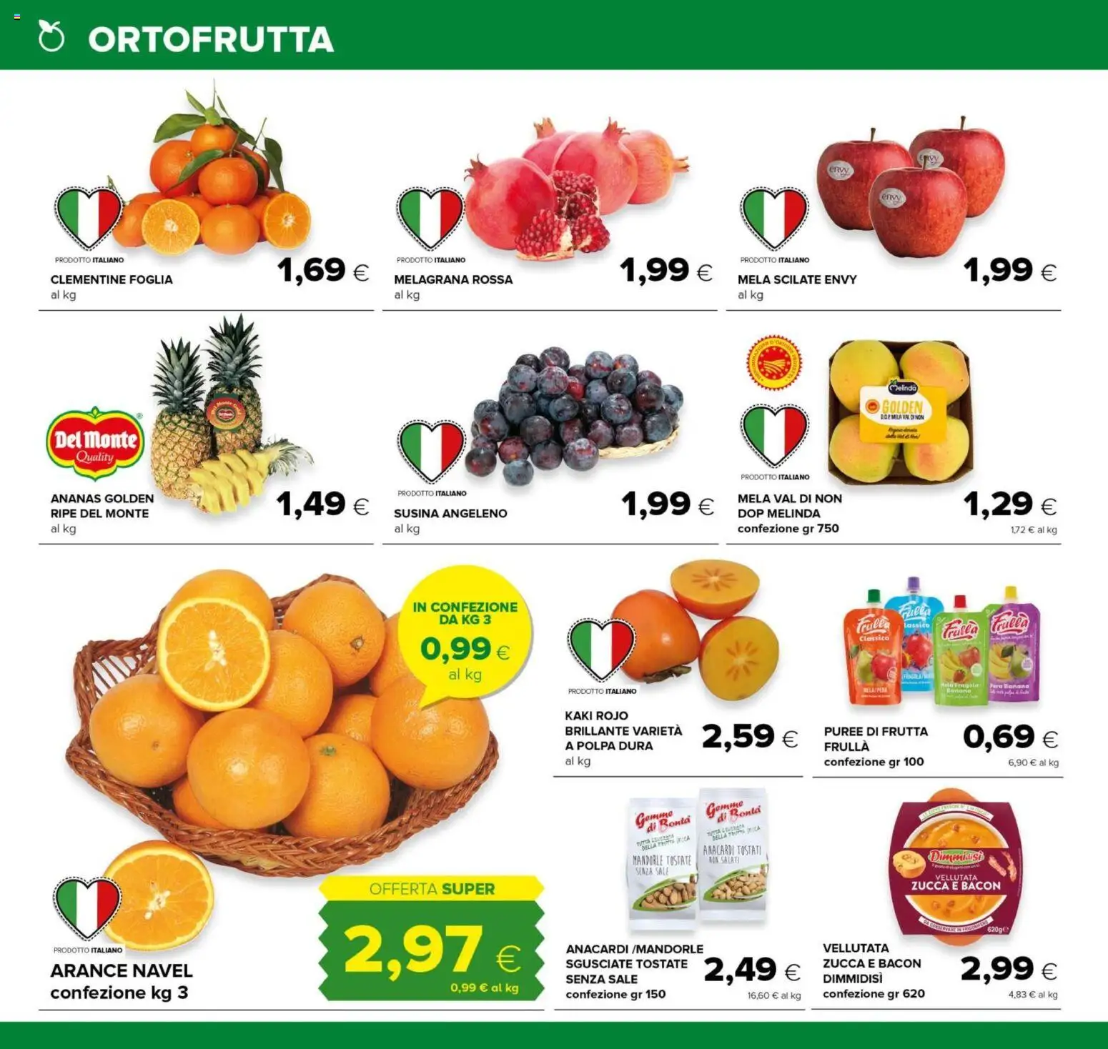 Volantino Oasi del 21.11.2025 | Pagina: 8 | Prodotti: Arance, Sale, Zucca, Pera