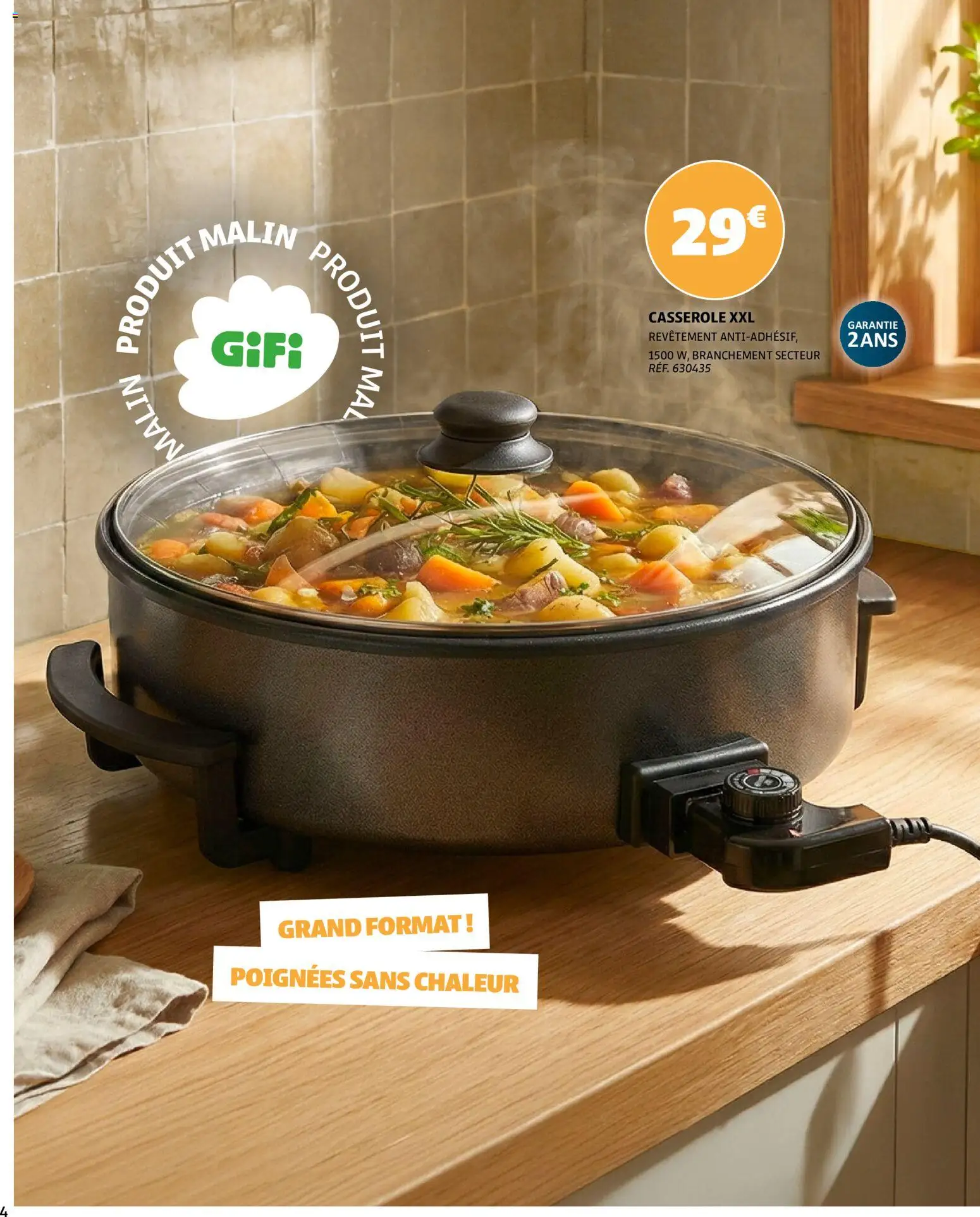 {H1} | Page: 4 | Produits: Poignées, Casserole