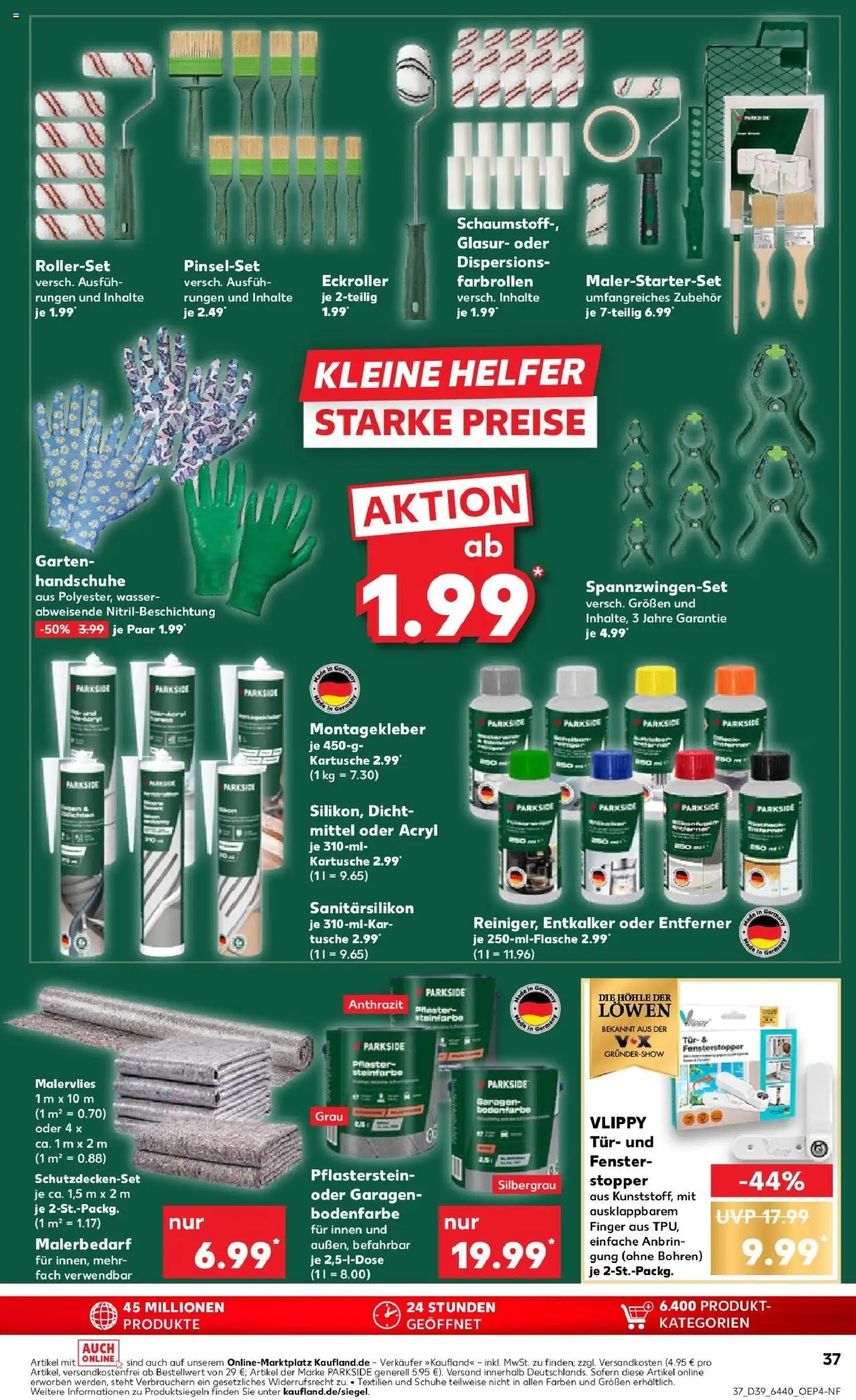 Kaufland prospekt Lichtenfels	 – gültig ab 25.09.2025 | Seite: 37 | Produkte: Tür, Wasser, Handschuhe