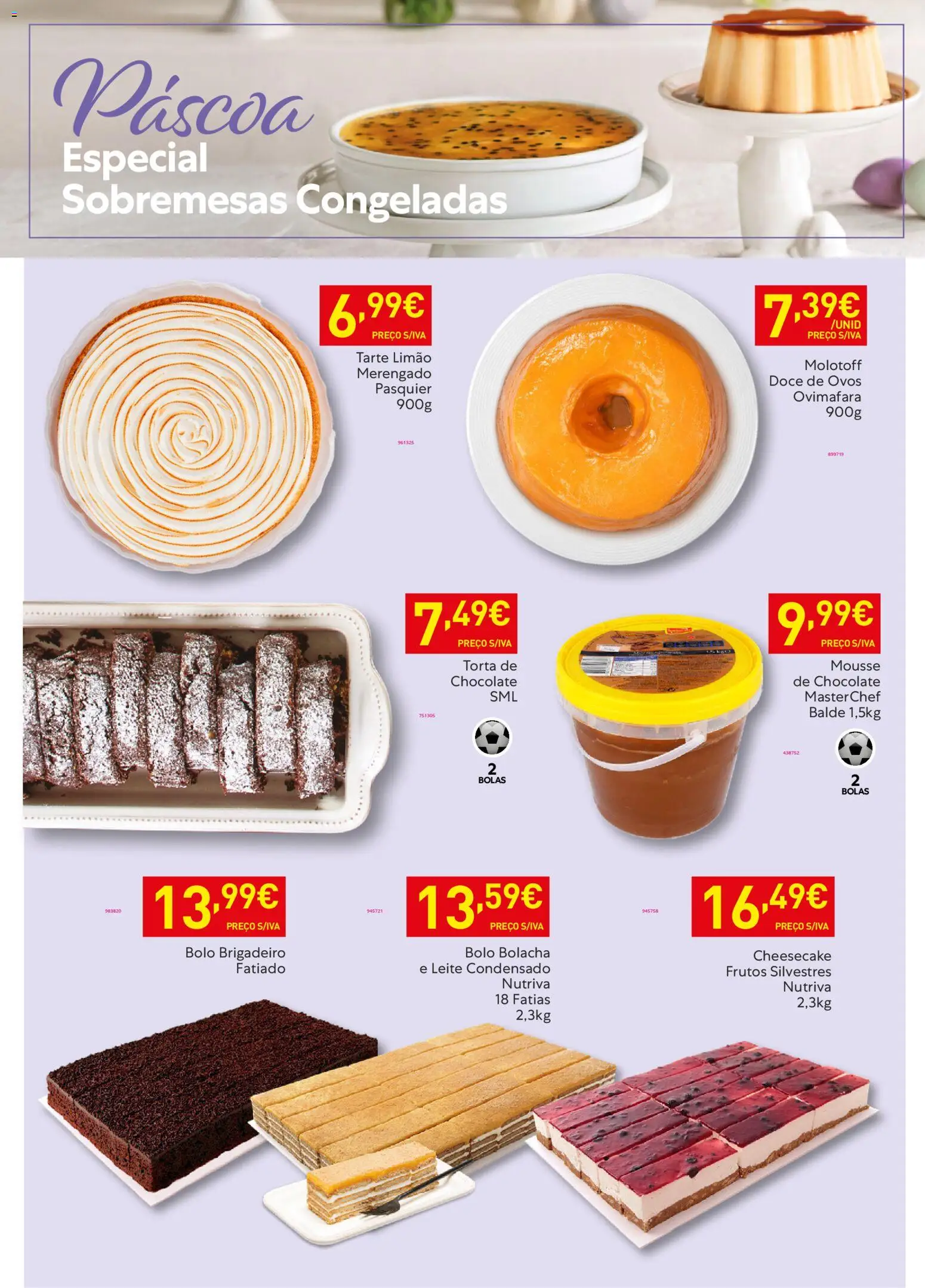 Recheio Horeca │ válido de 17.03.2026 | Página: 25 | Produtos: Leite condensado, Ovos, Tarte, Torta