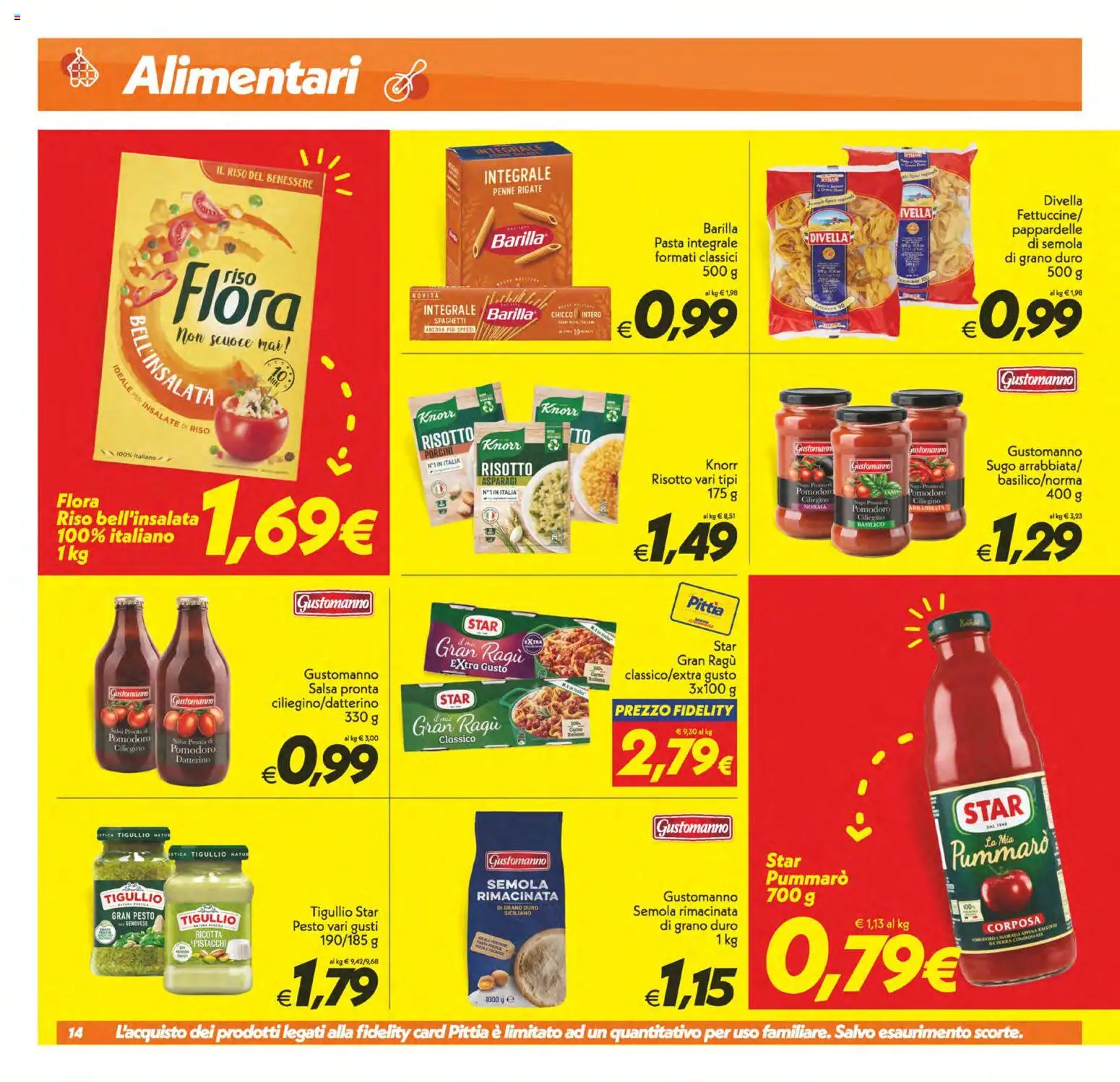 Volantino SuperConveniente del 17.04.2026 | Pagina: 14 | Prodotti: Riso, Salsa, Pomodoro, Pesto