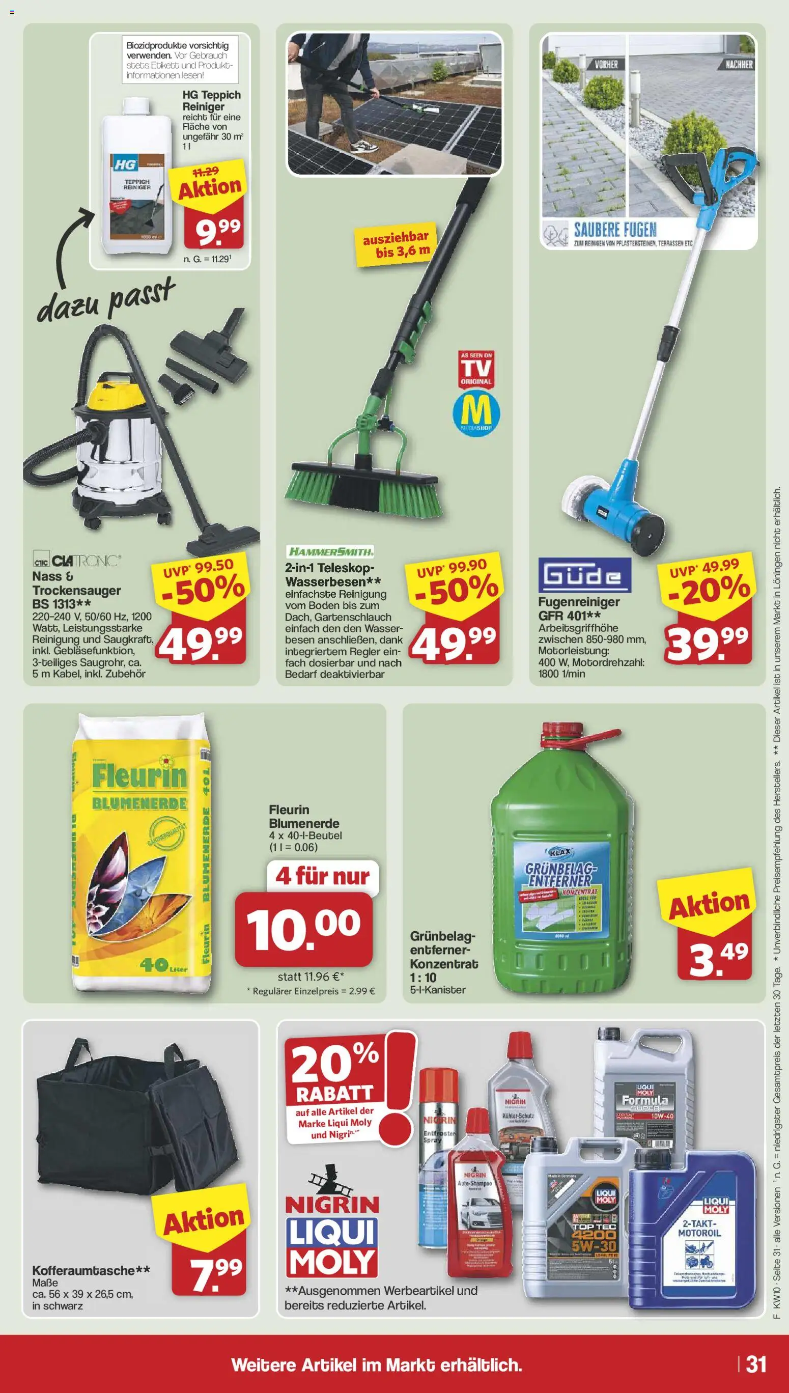 Famila Nordwest Prospekt 	 – gültig ab 02.03.2026 | Seite: 33 | Produkte: Top, Teppich, Blumenerde, Wasser