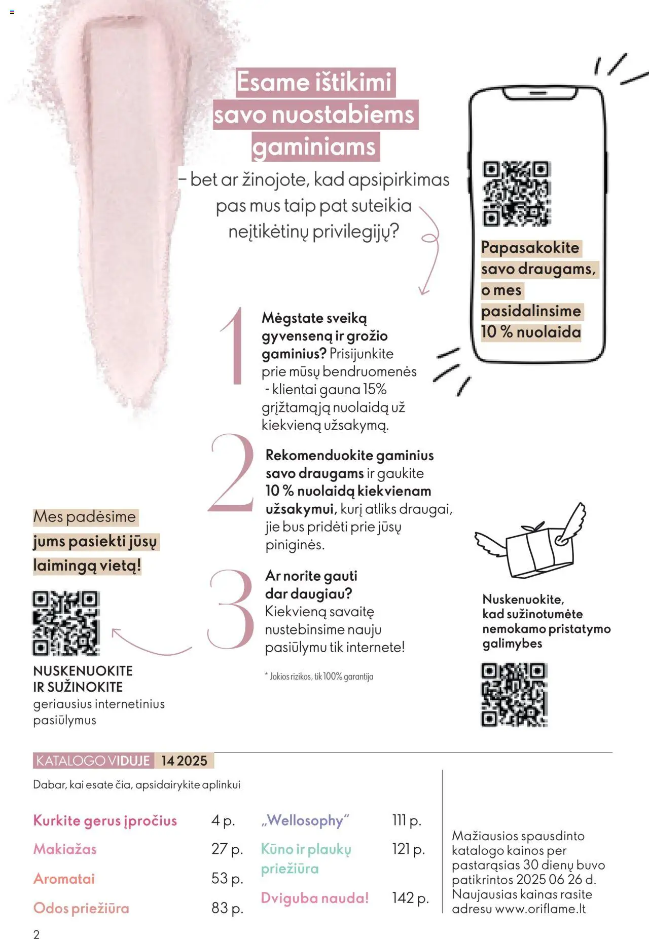 Oriflame akcijos nuo 08.10.2025 | Puslapis: 2 | Prekių: Makiažas