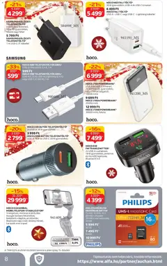 Auchan - Elektronikai ajánlataink - amely érvényes a következő dátumtól: 27.11.2025 | Oldal: 8 | Termékek: Pendrive, Videó, Csatlakozó, USB